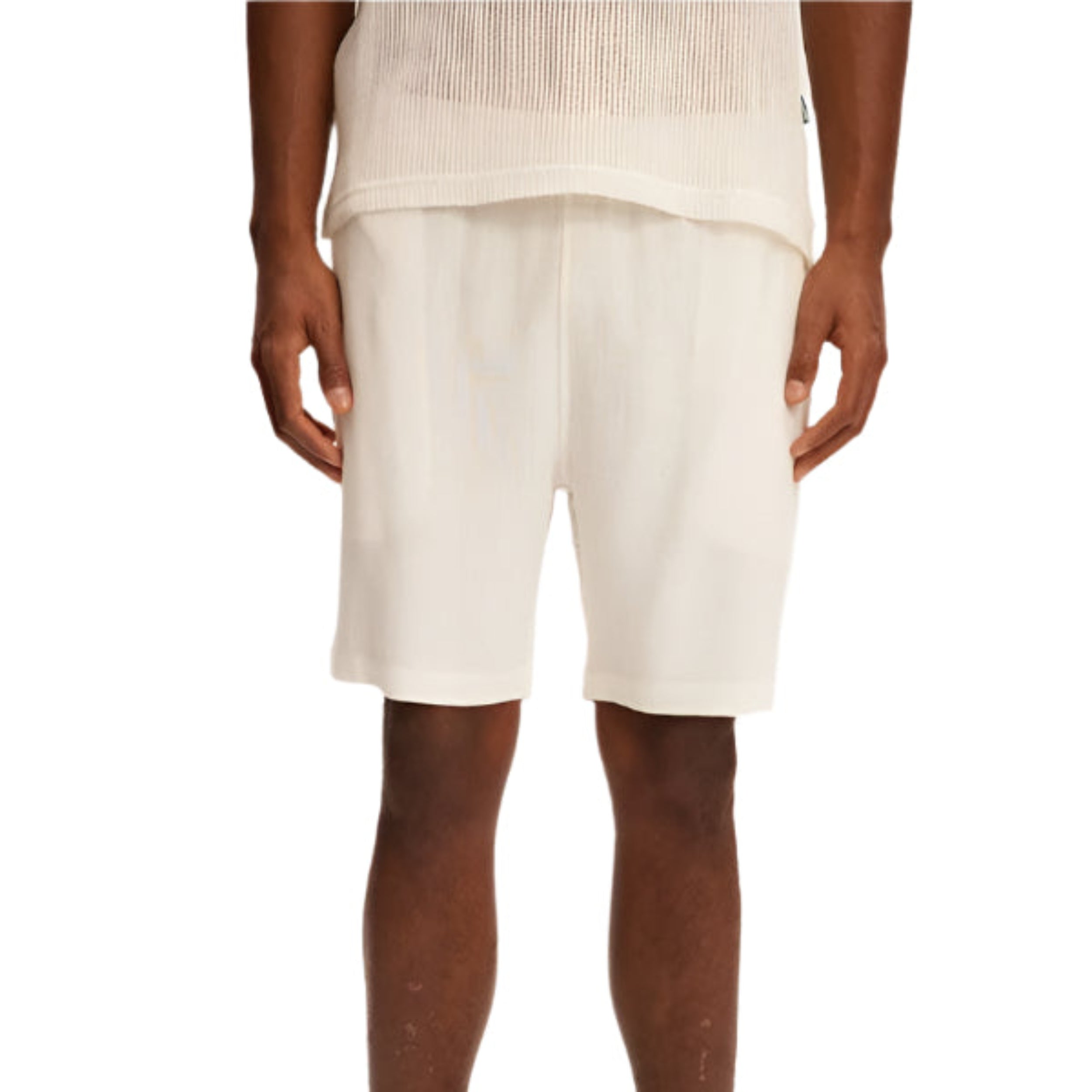 White Linen Shorts