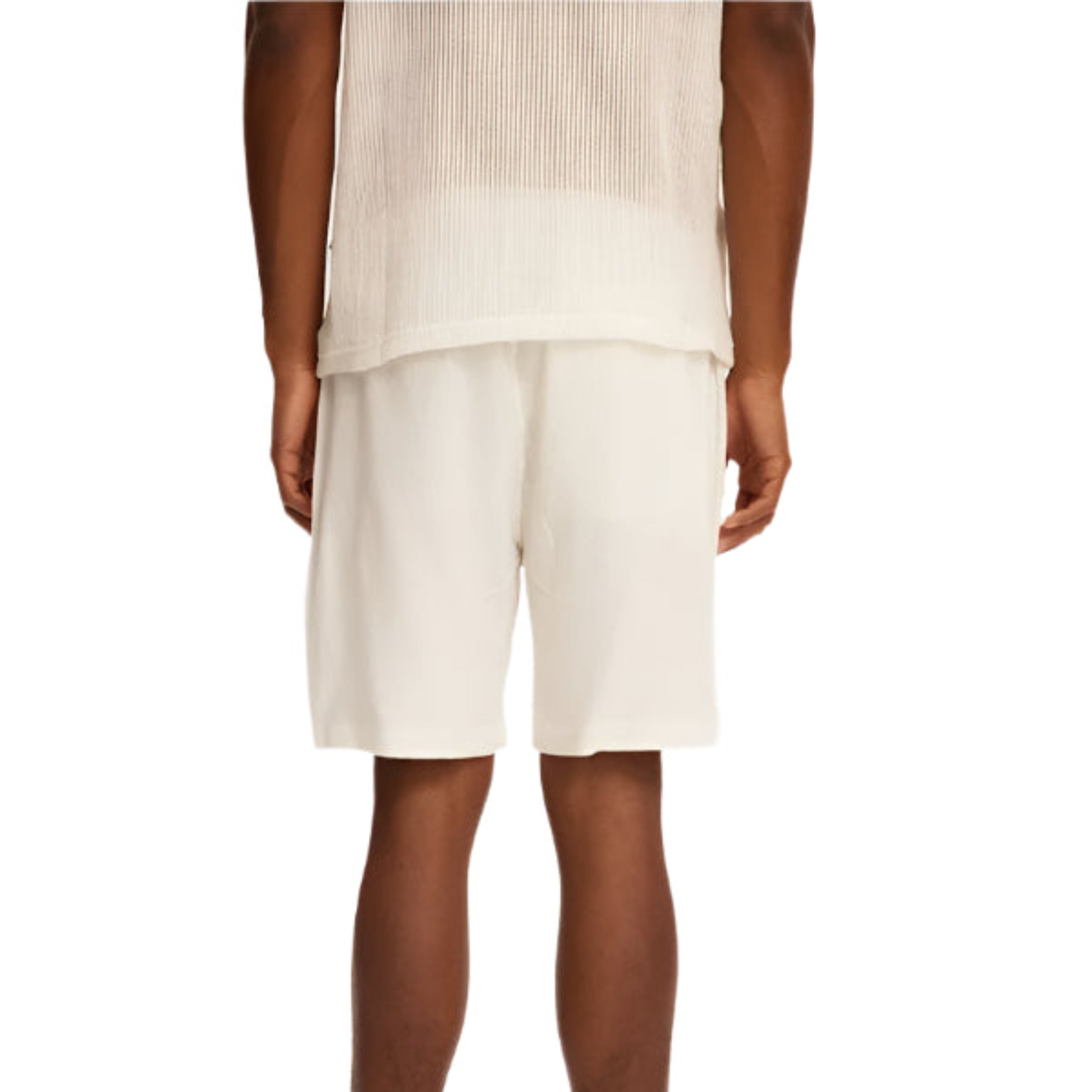 White Linen Shorts