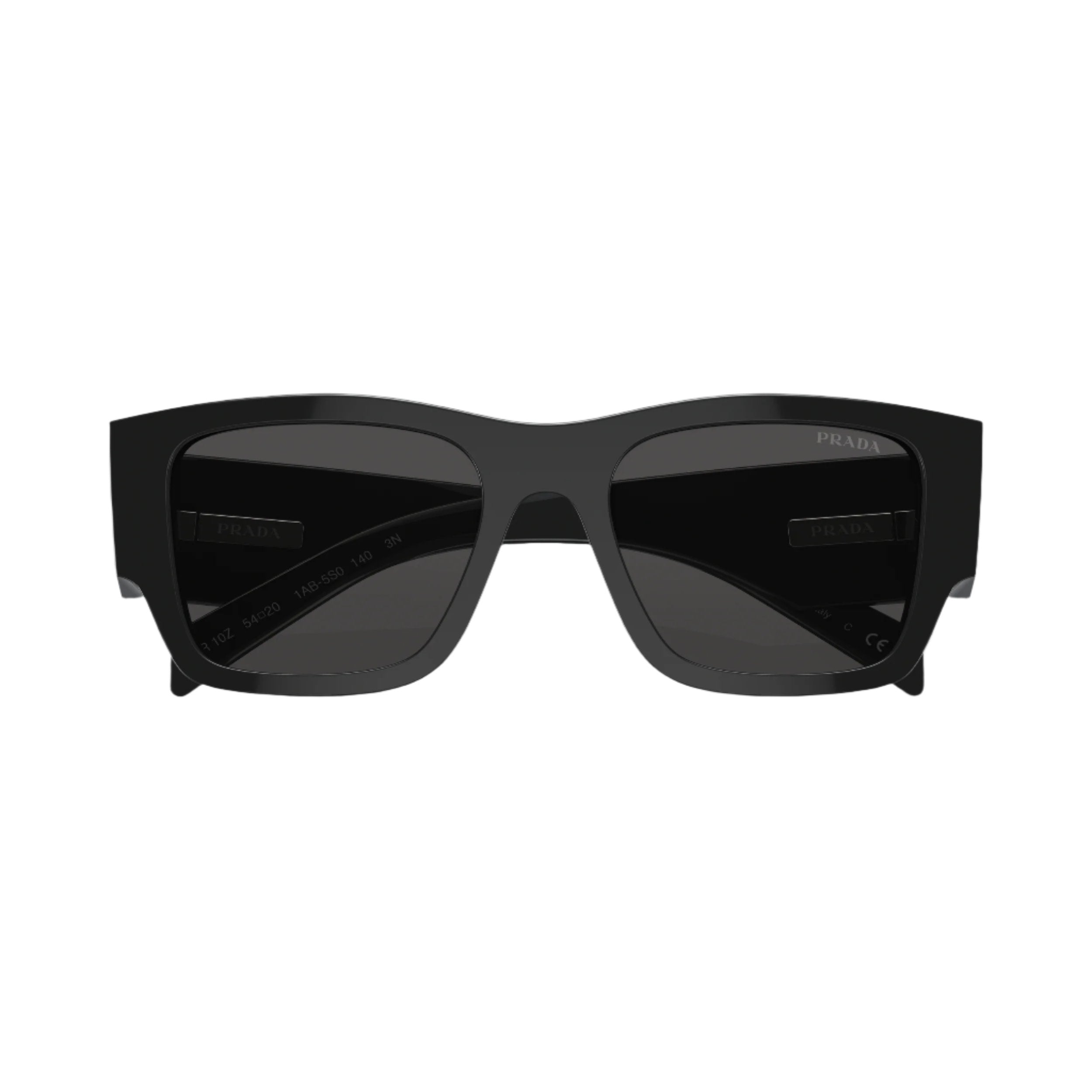 Lunettes de soleil Prada noires 0PR 10ZS