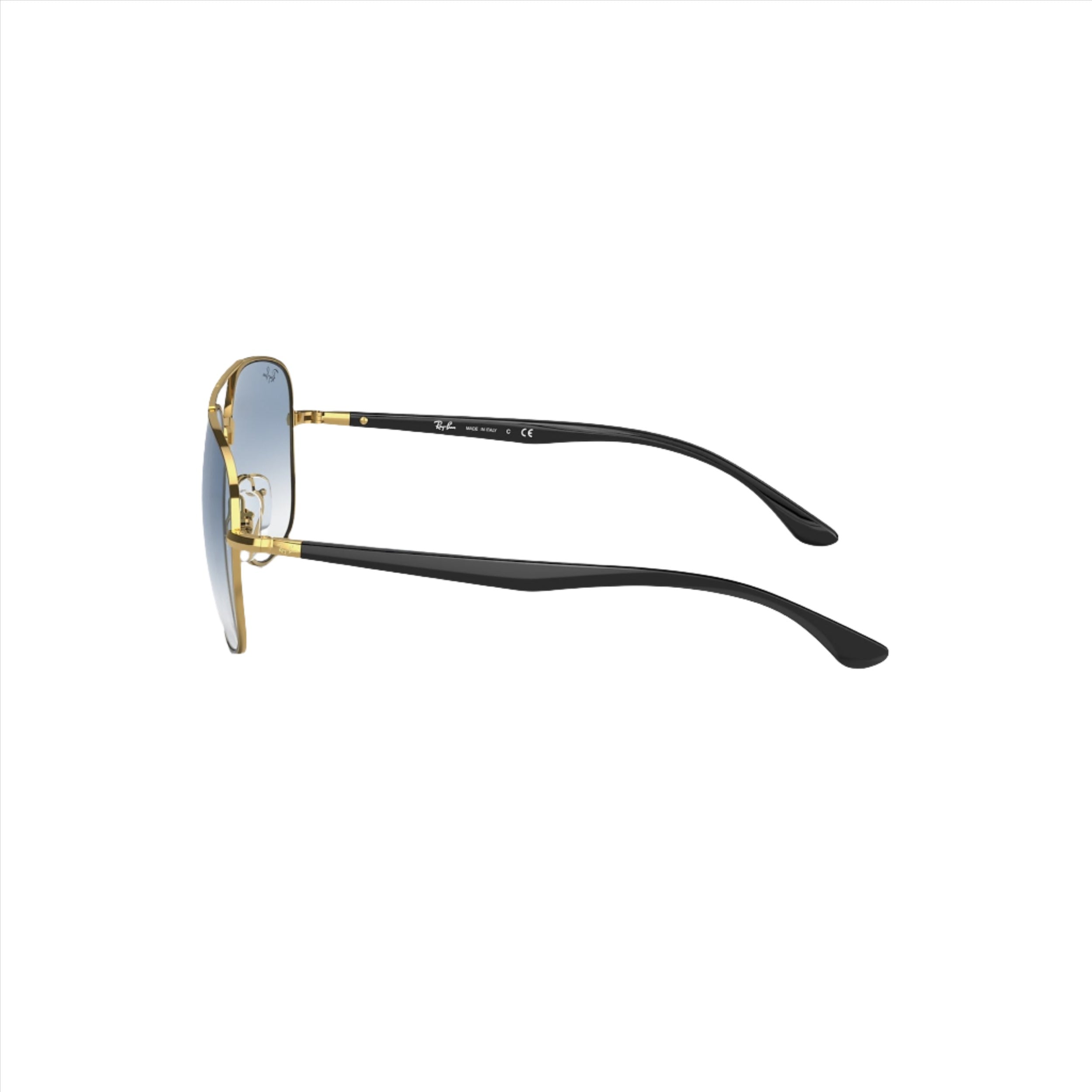 Lunettes de soleil Rayban noir sur or 0RB3683
