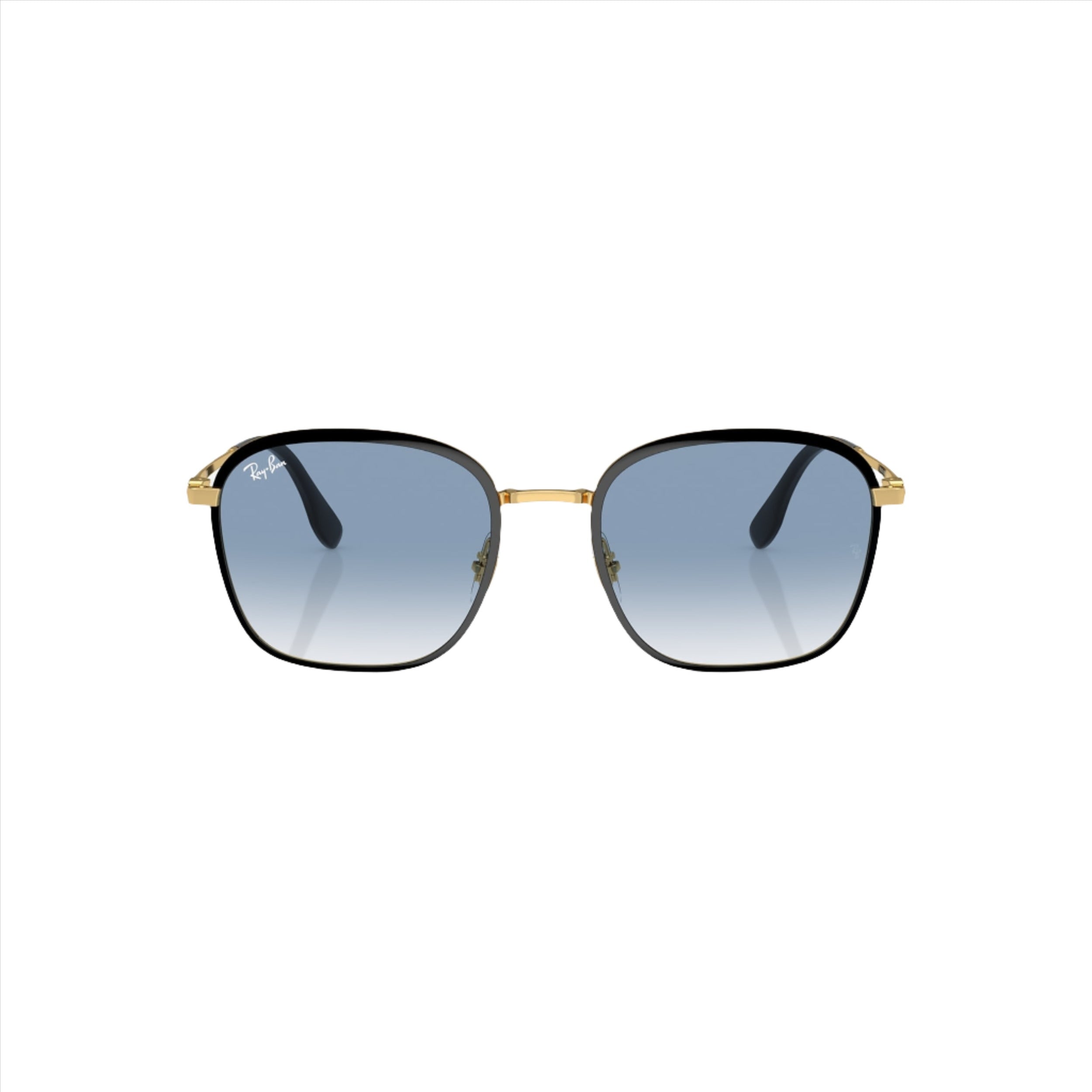 Rayban Black On Arista With Clear Gradient Blue 0Rb3720 Sunglasses
