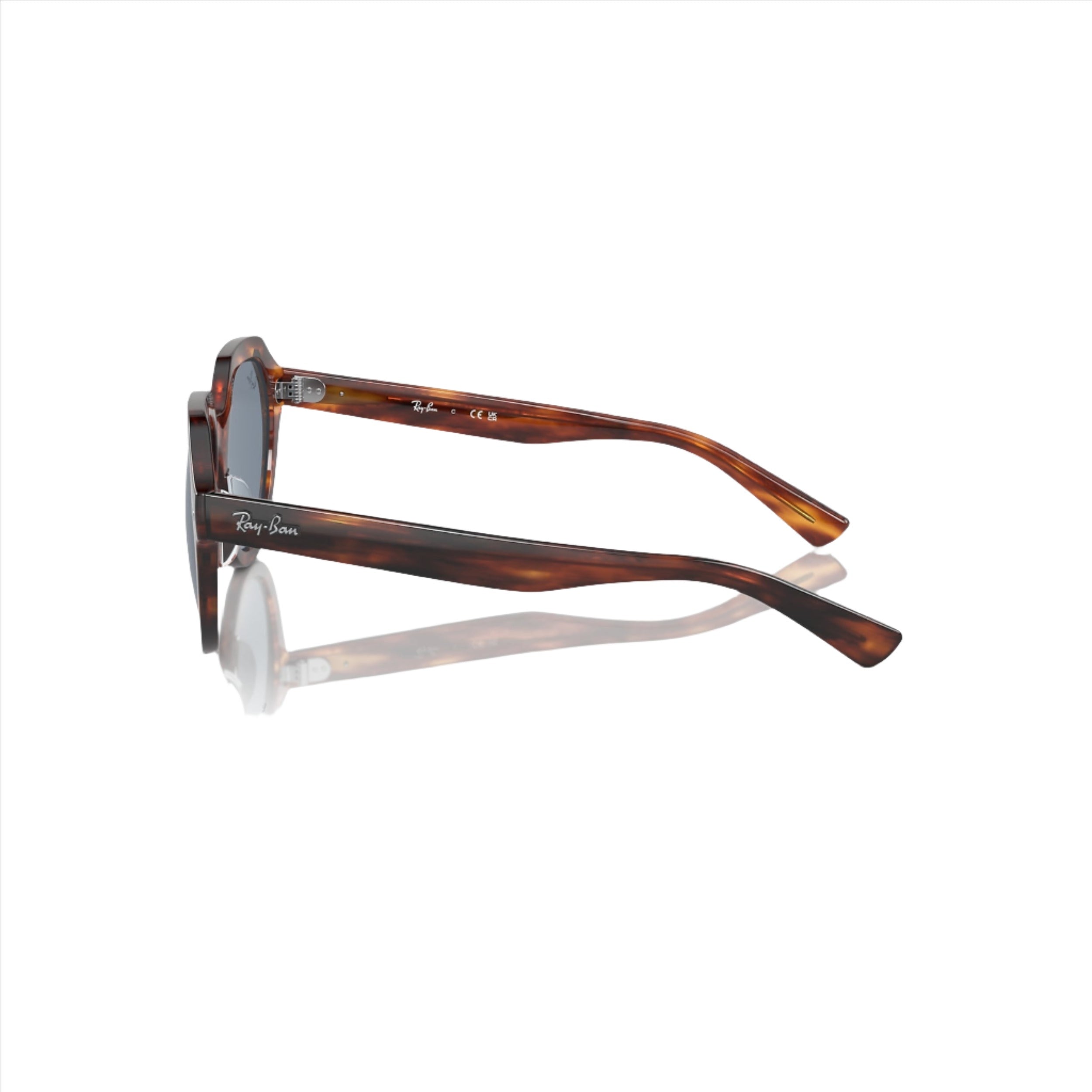 Stripped Havana Gina Sunglasses