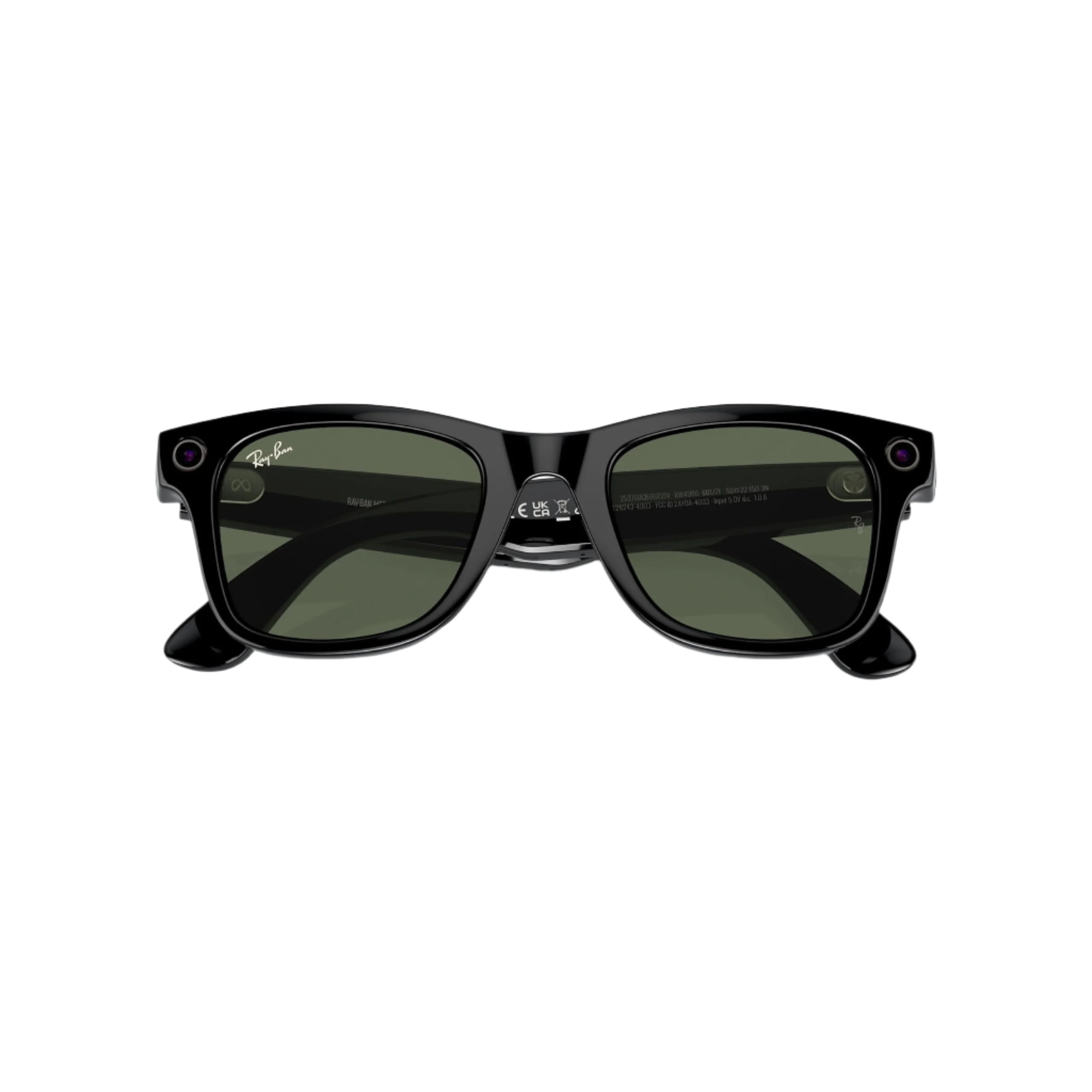 Wayfarer - Meta Shiny Black With G15 Green