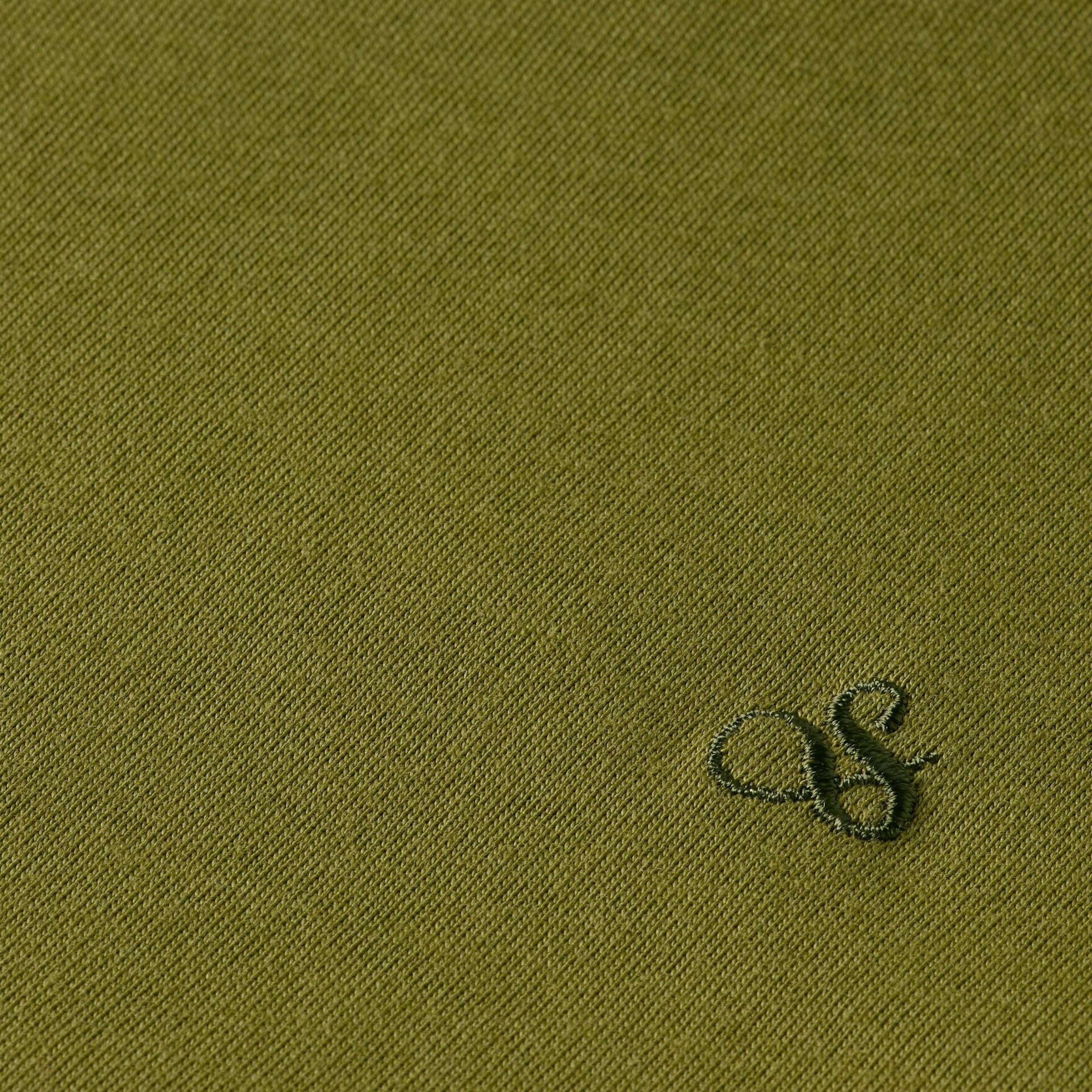 Moss Green Regular Fit Essential Logo T-Shirt