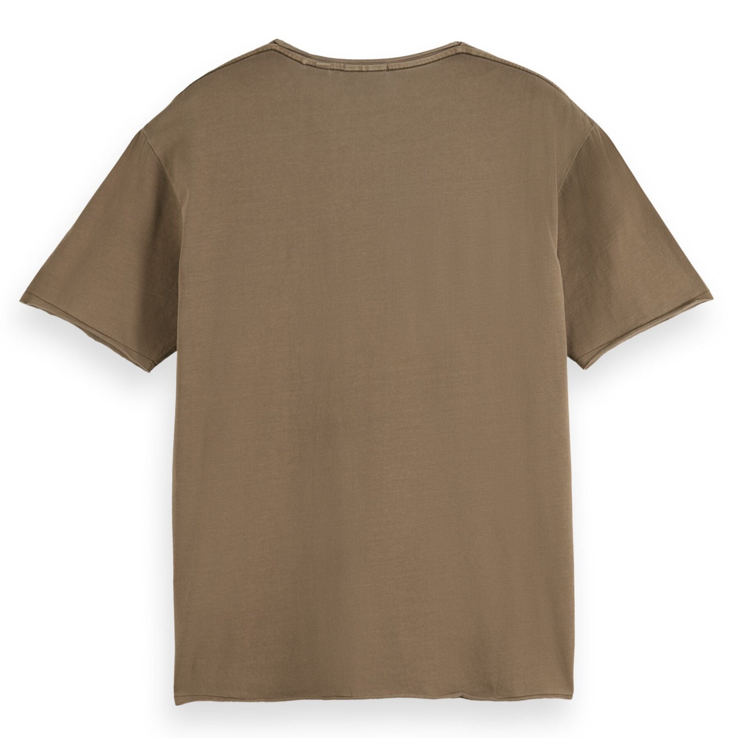Cappuchino Relaxed Fit Raw Edge T-Shirt