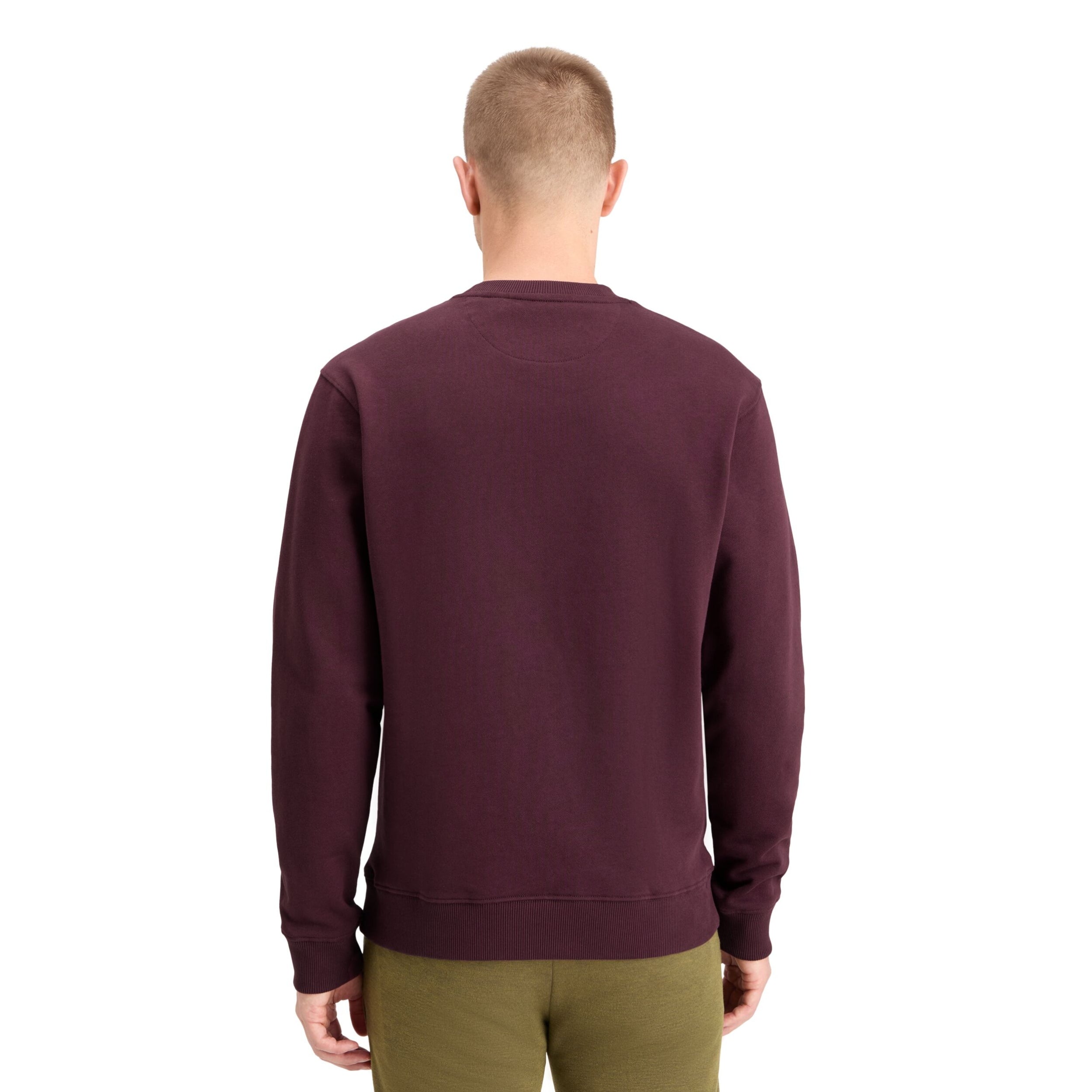 Dark Grape Essential Logo Badge Crew