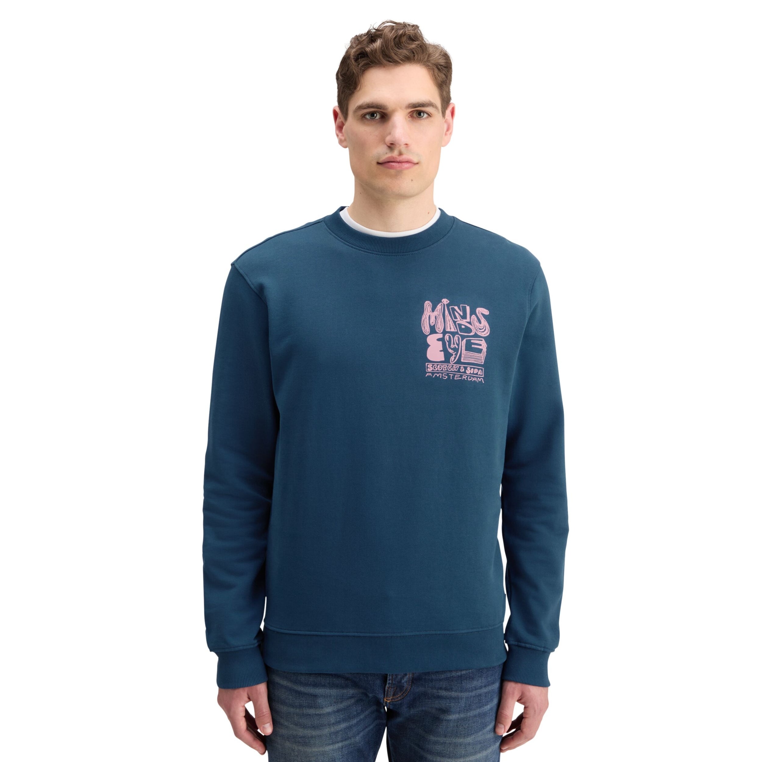 Heritage Blue Left Chest Artwork Sweatshirt