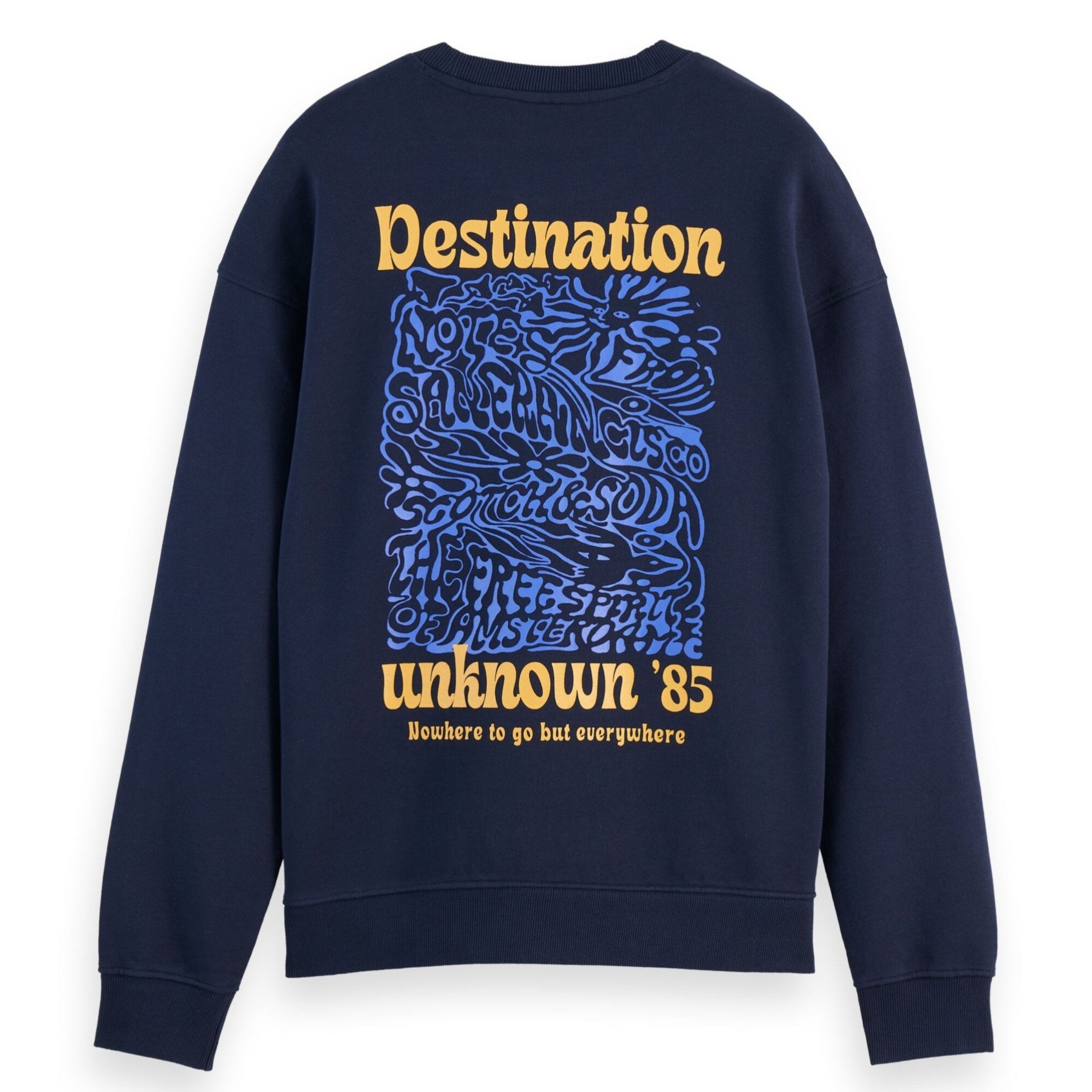 Night Front Back Artwork Sweatshirt