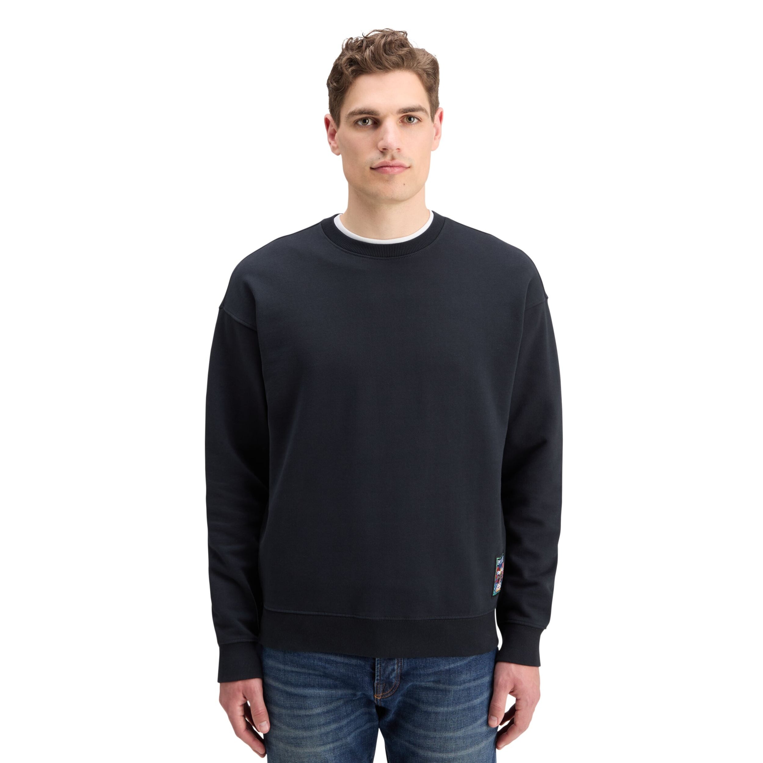 Black Front Back Artwork Sweatshirt