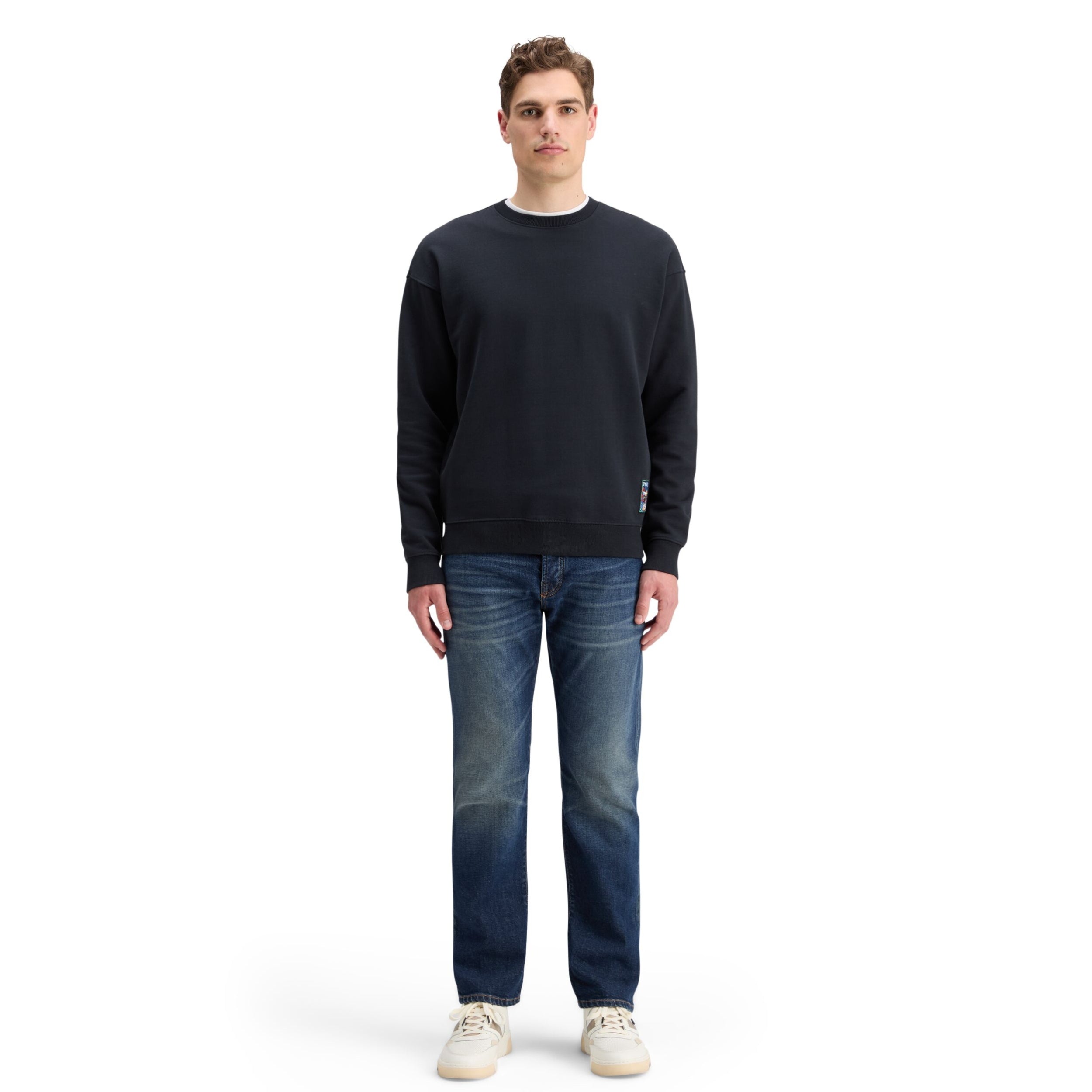 Black Front Back Artwork Sweatshirt