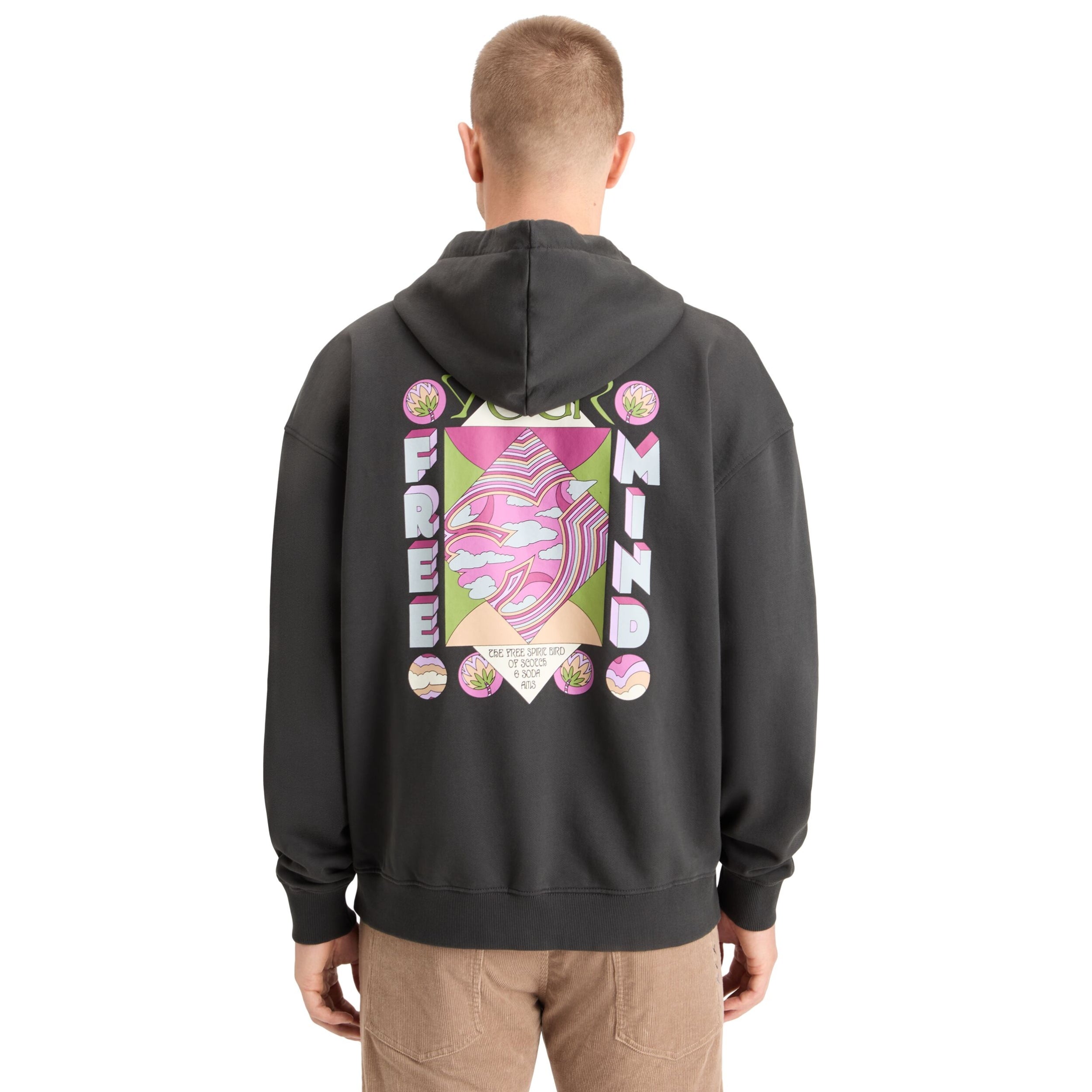 Vinyl Loose Fit Back Artwork Hoodie