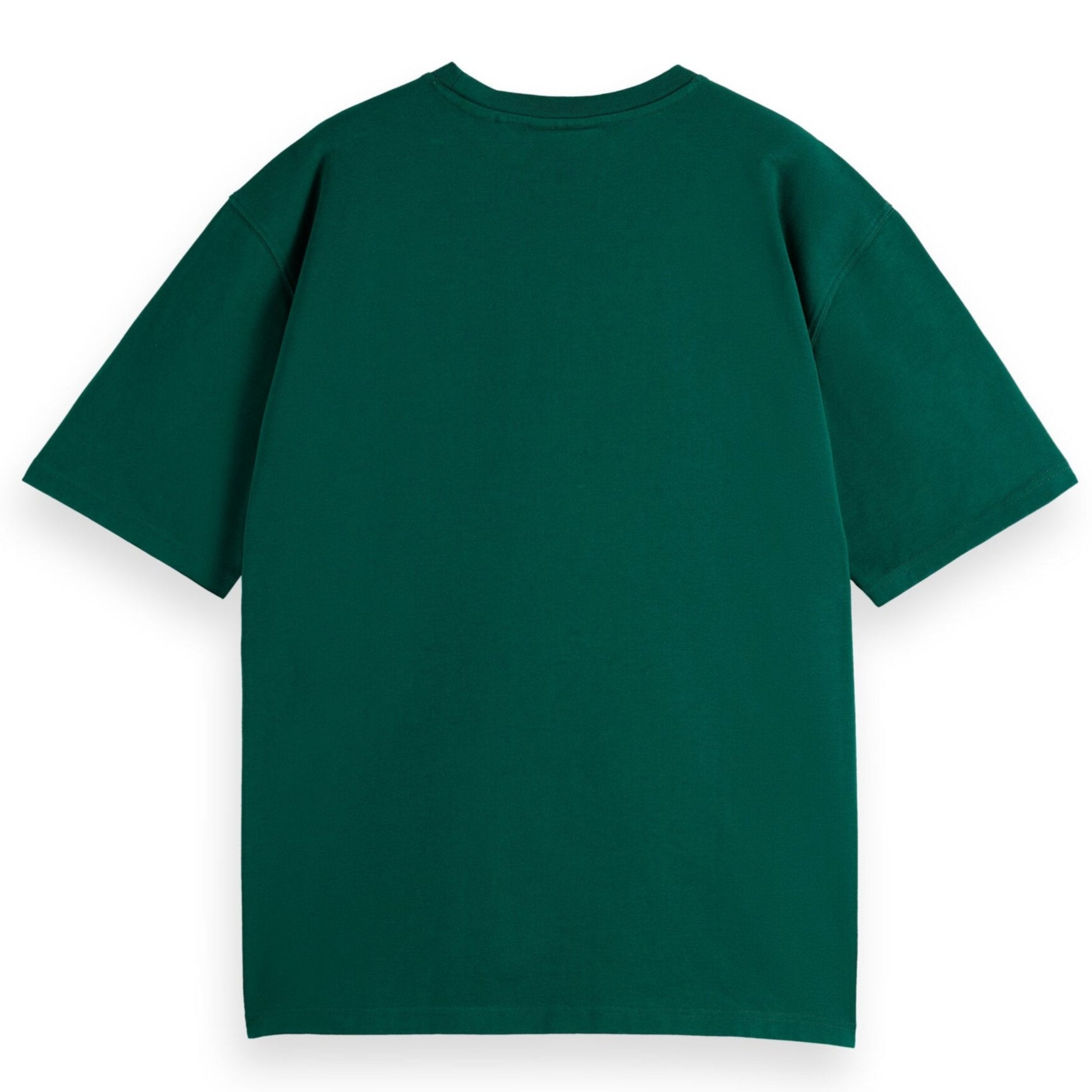 Wingback Green 3 Crosses Loose Fit Pocket T-Shirt