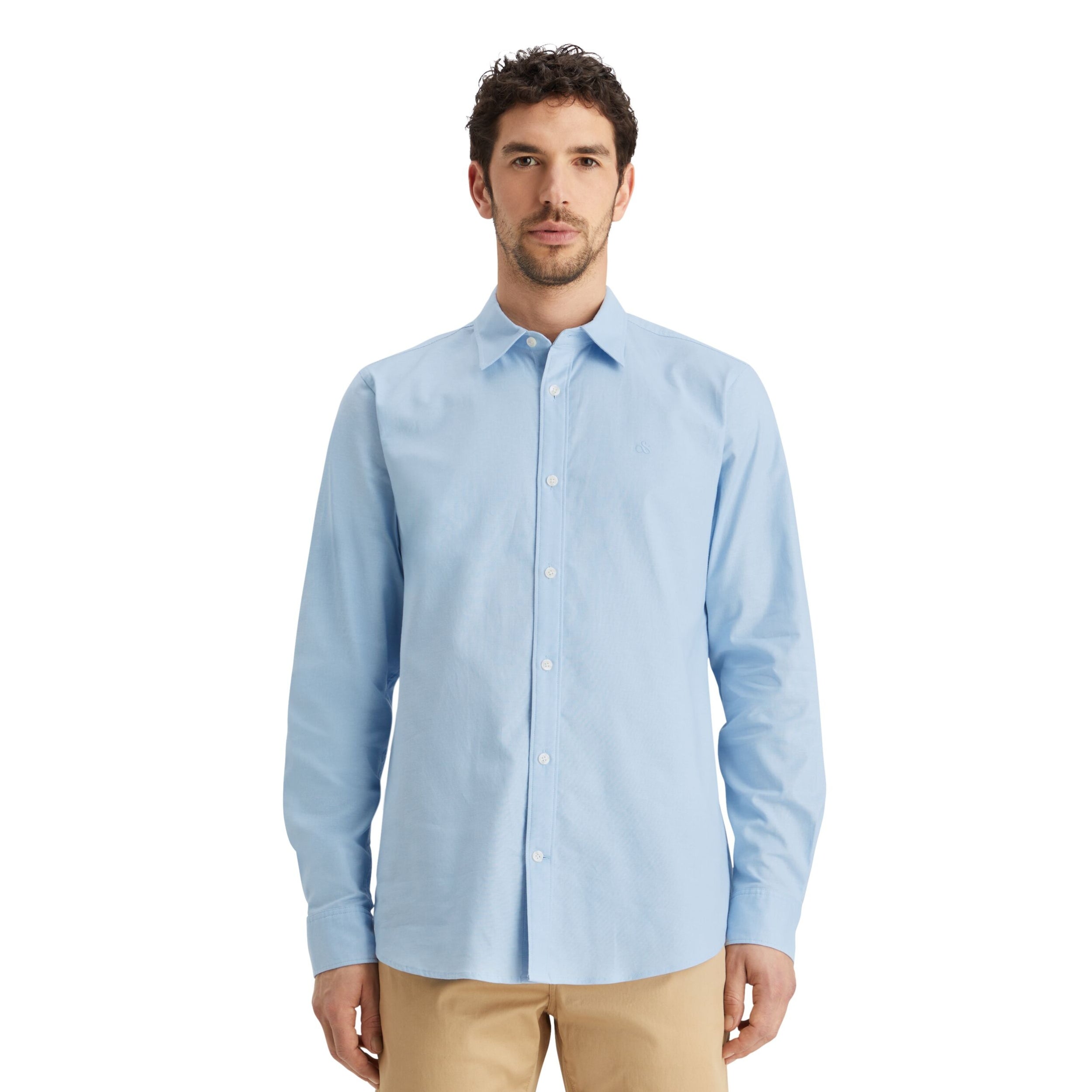 Oxford Solid Shirt - Blue