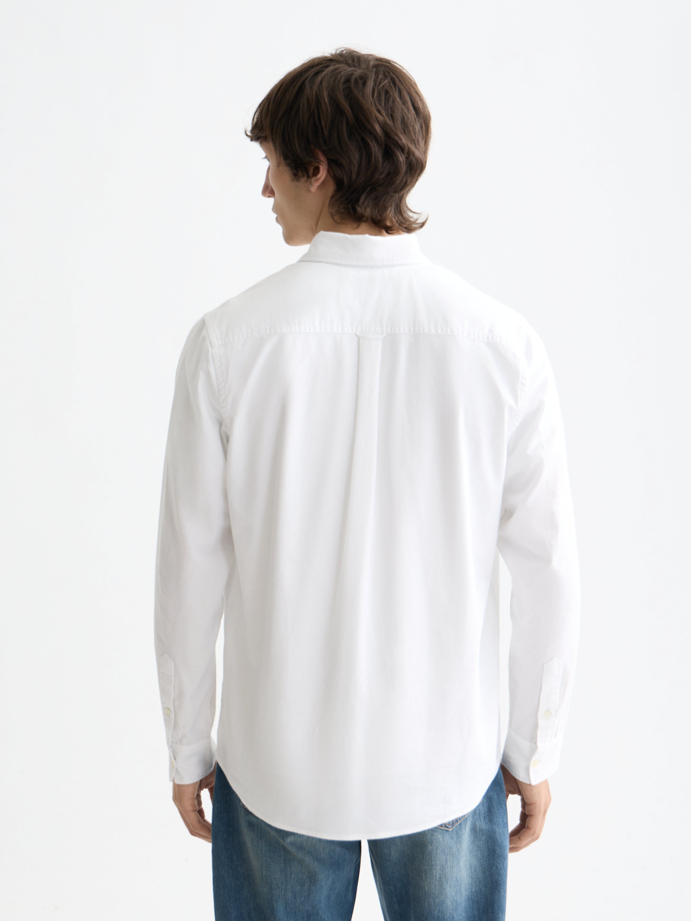 Oxford Solid Shirt - White