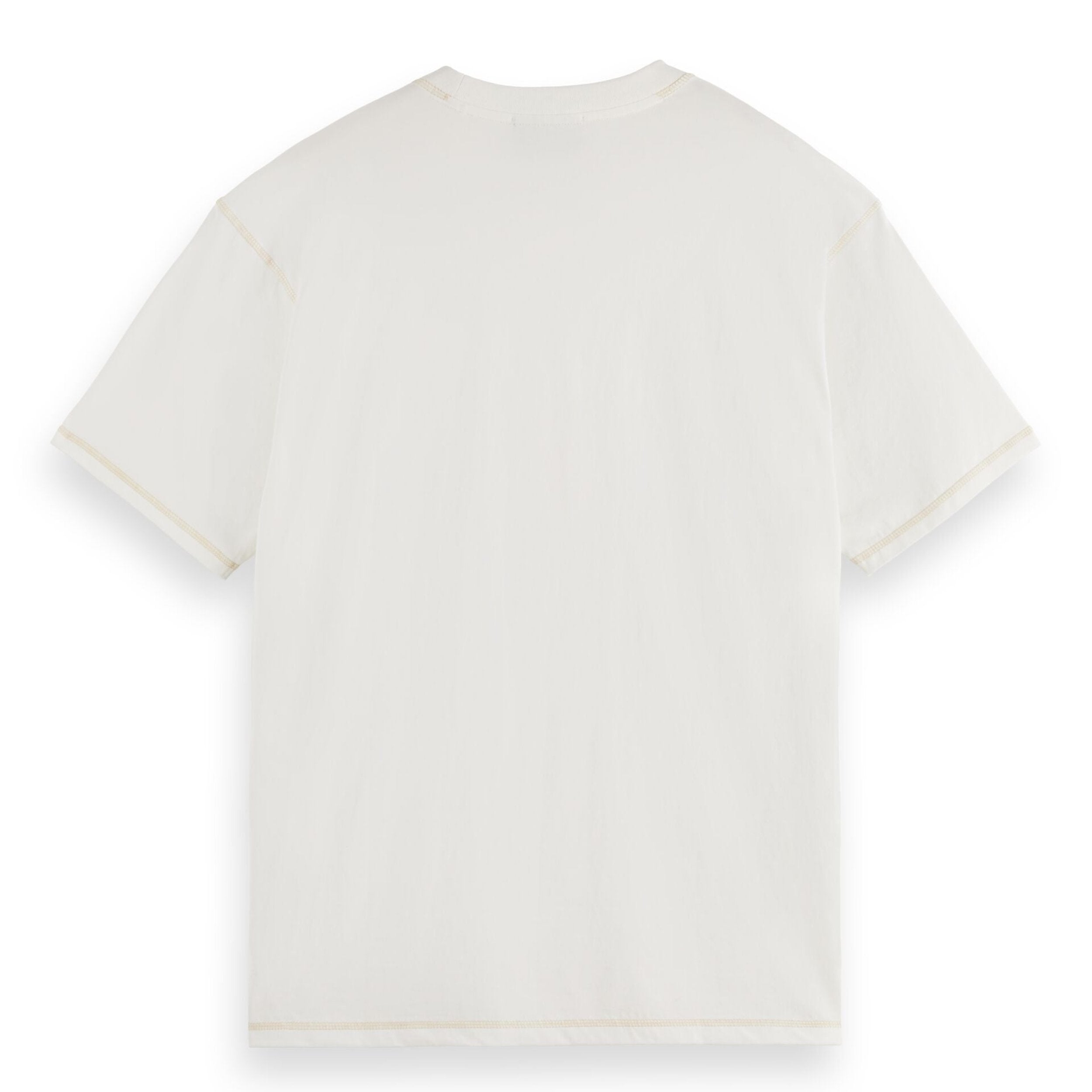 Logo Front Chest T-Shirt - Off White