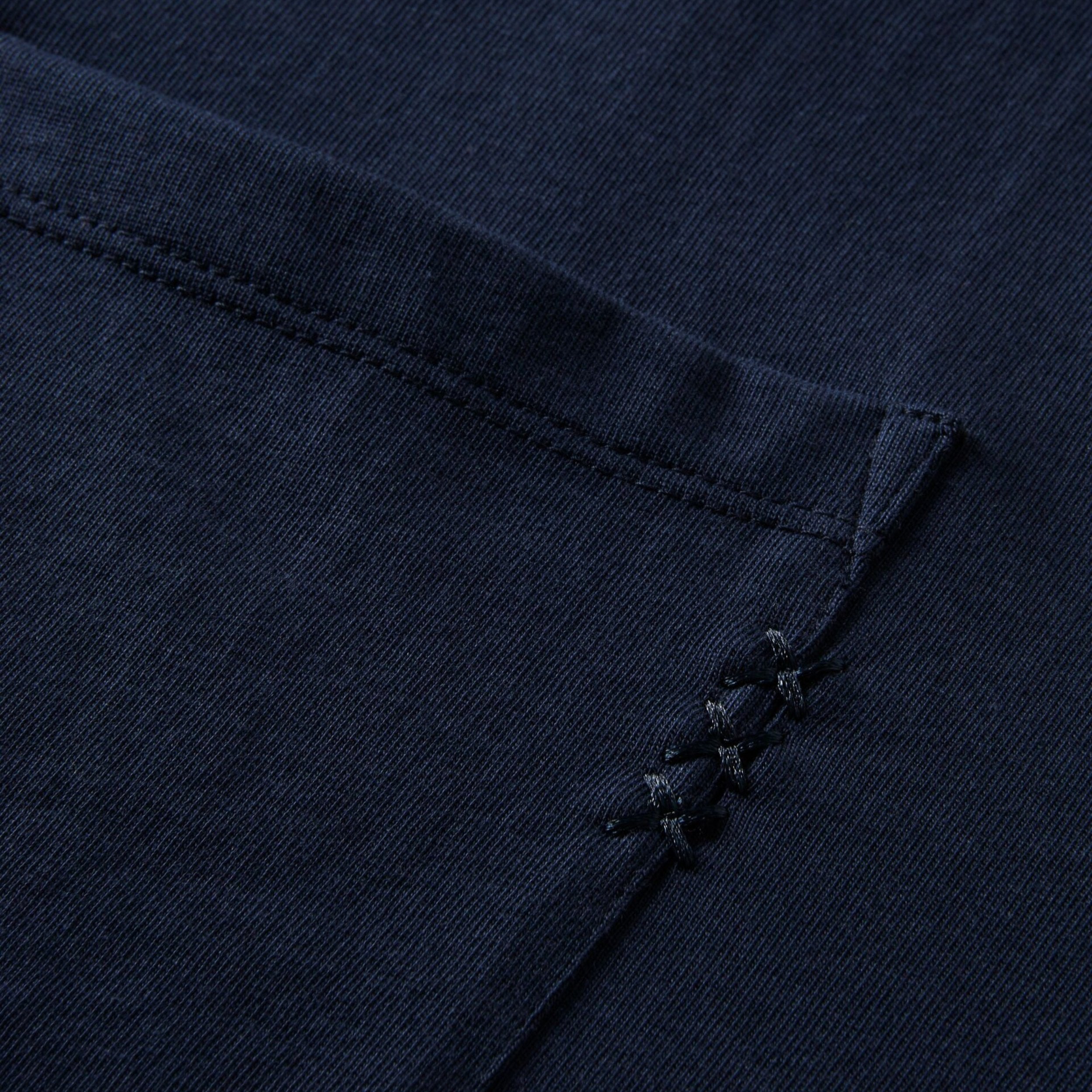 3 Crosses Loose Fit Pocket T-Shirt - Blue