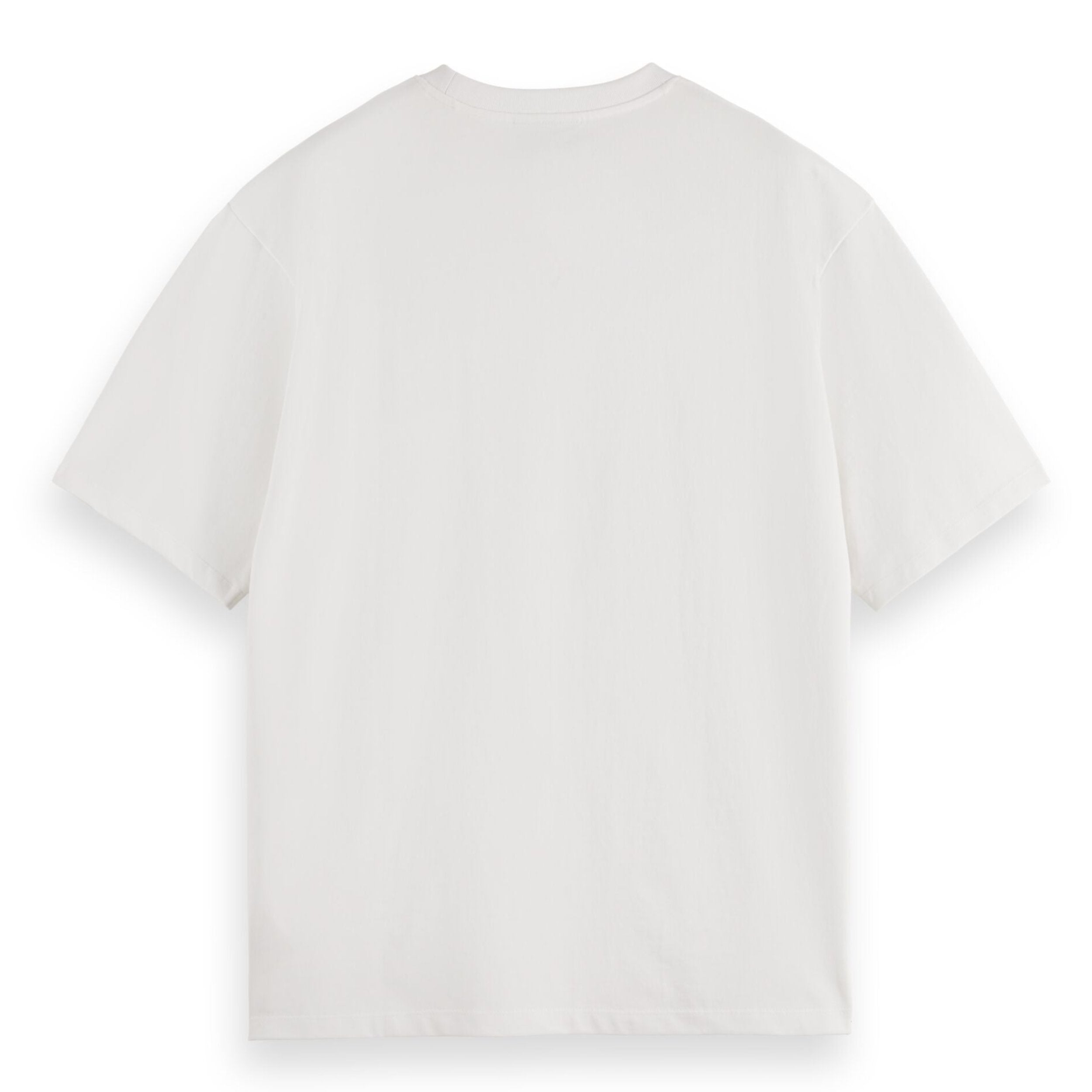 3 Crosses Loose Fit Pocket T-Shirt - White