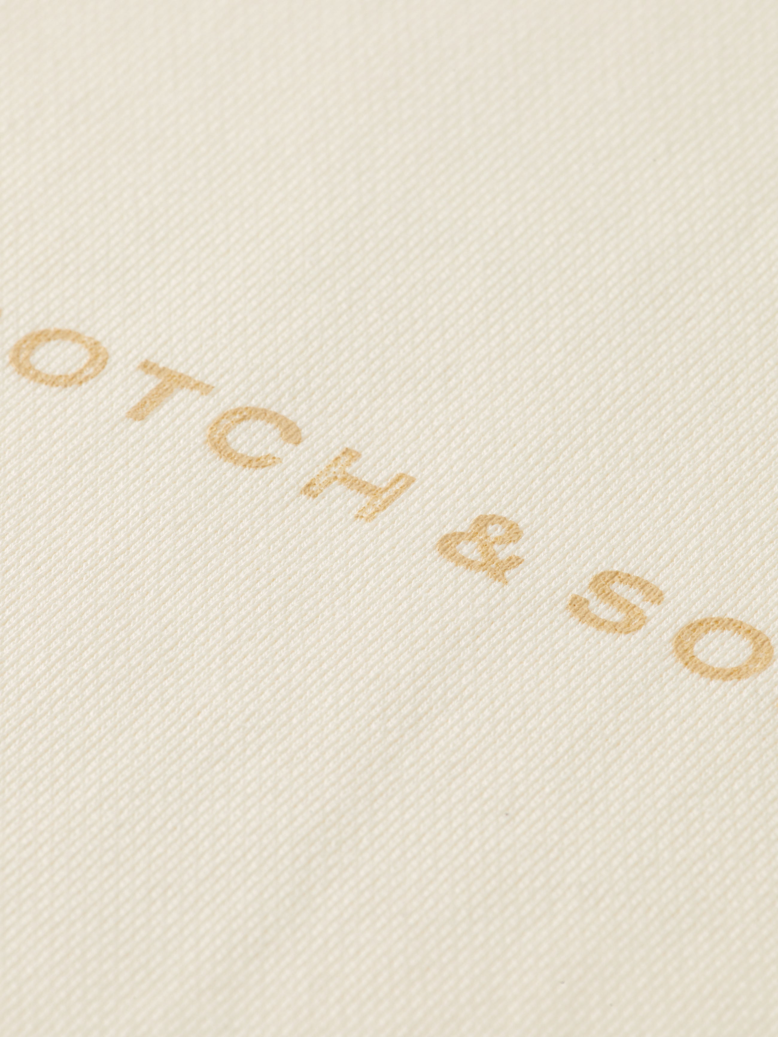 Sweat-shirt blanc avec logo sur la poitrine