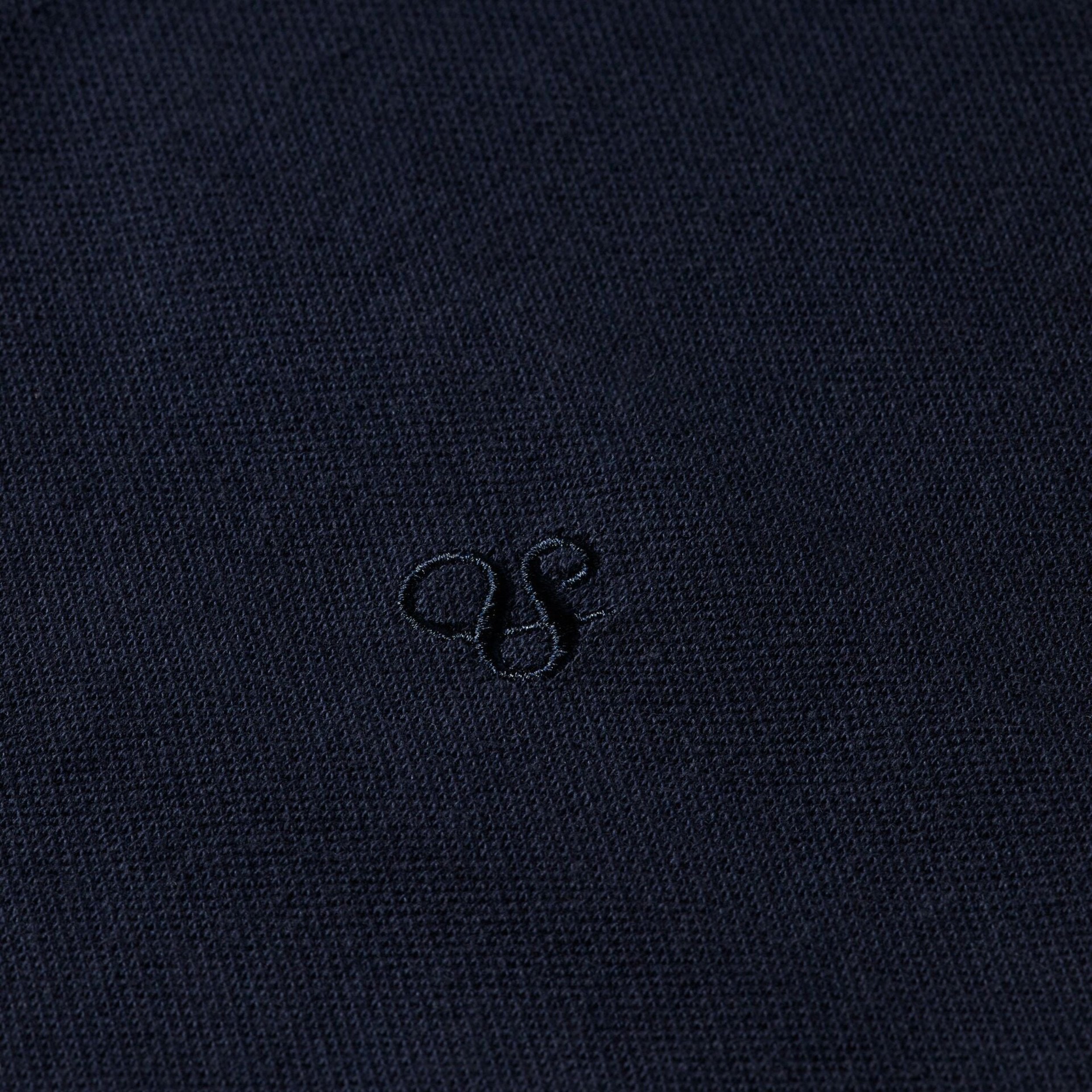 Logo Pique Polo - Blue