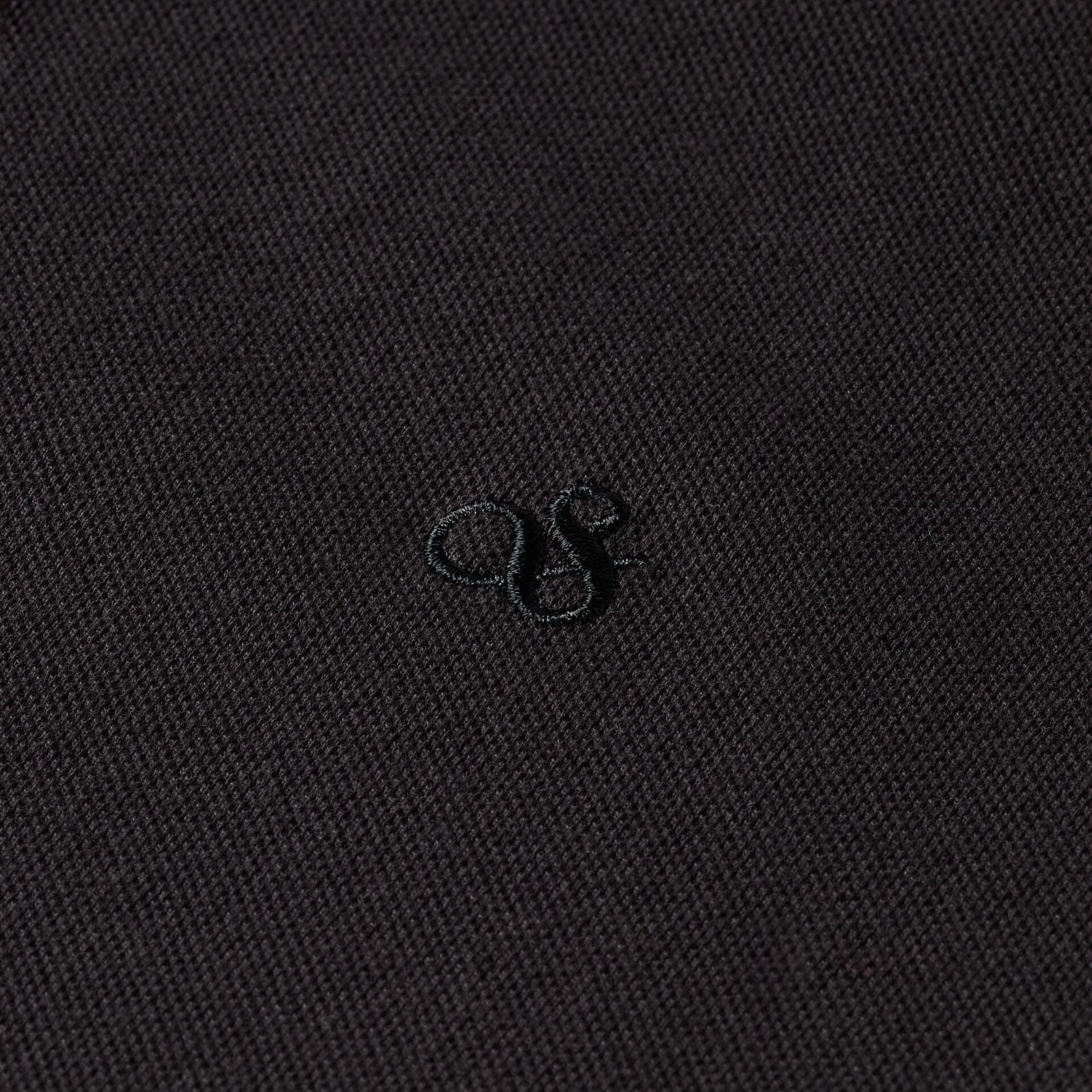 Logo Pique Polo - Black