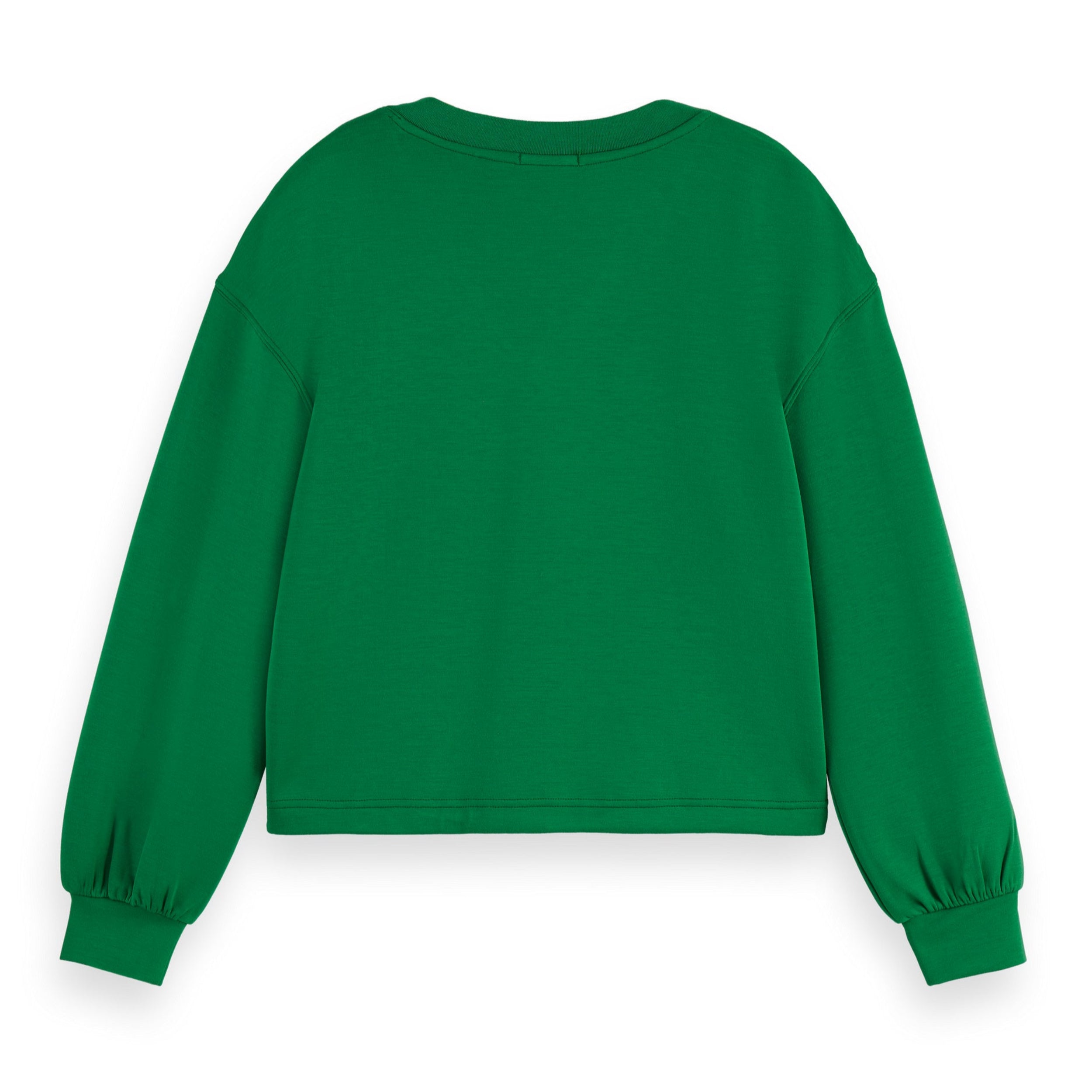 Bright Green V-Neck Modal Sweatshirt