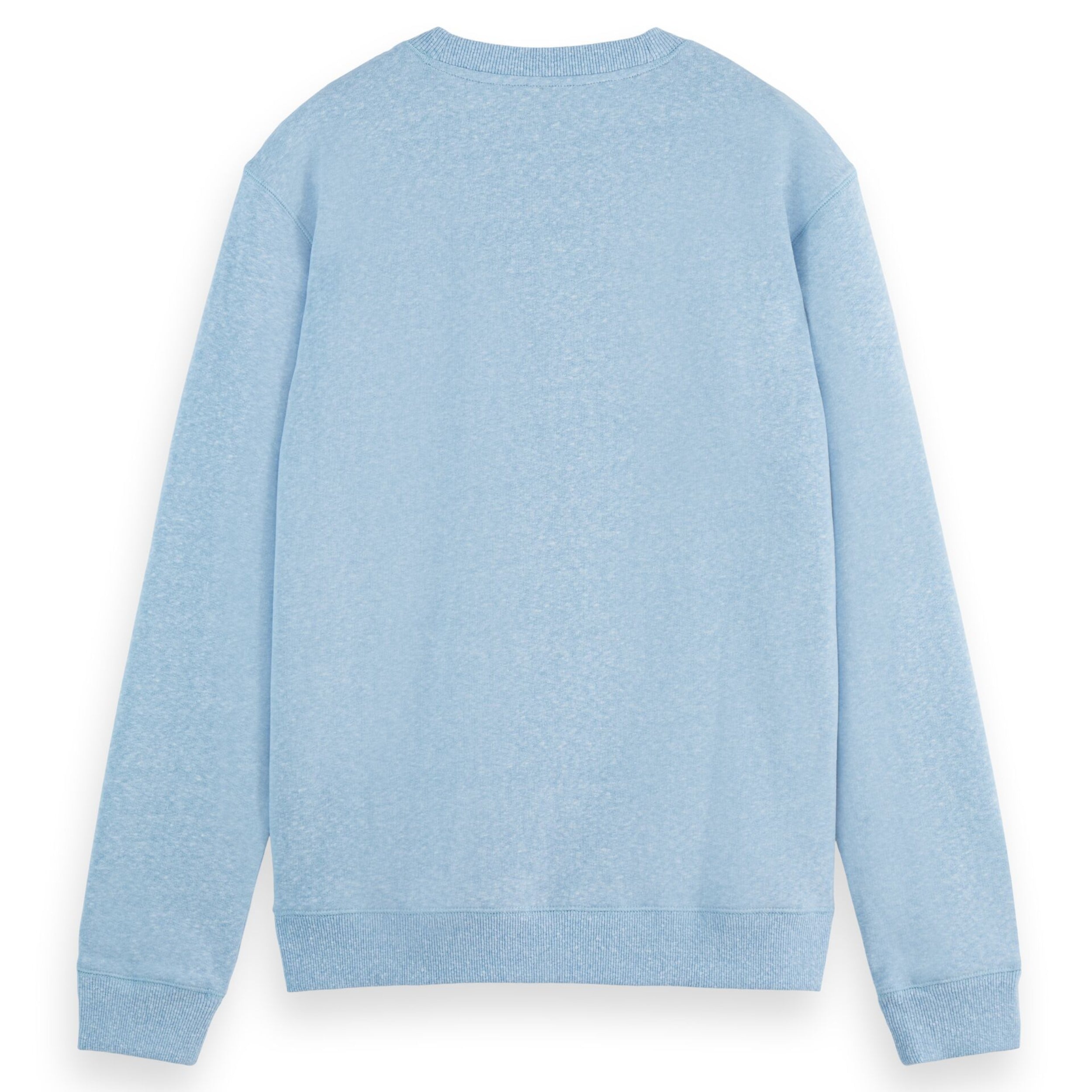 Sweat-shirt bleu chiné printanier