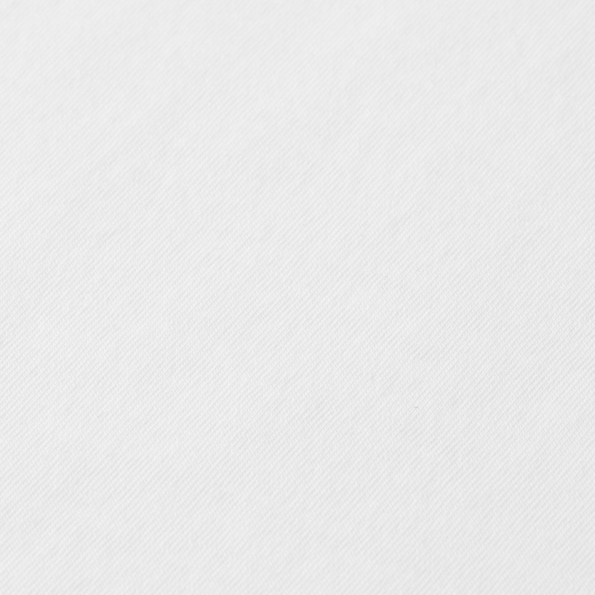 White Raw Edge Relaxed Fit T-Shirt