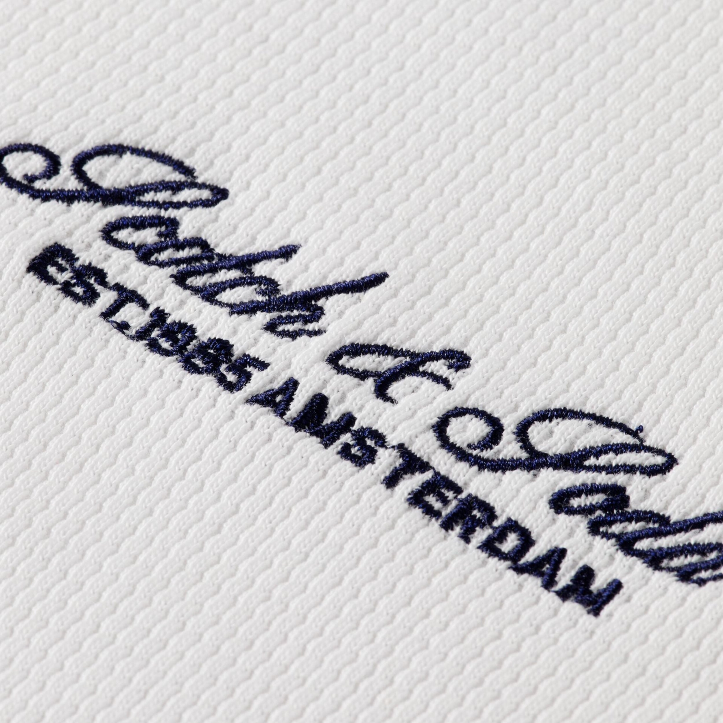 White Waffle Relaxed Fit T-Shirt