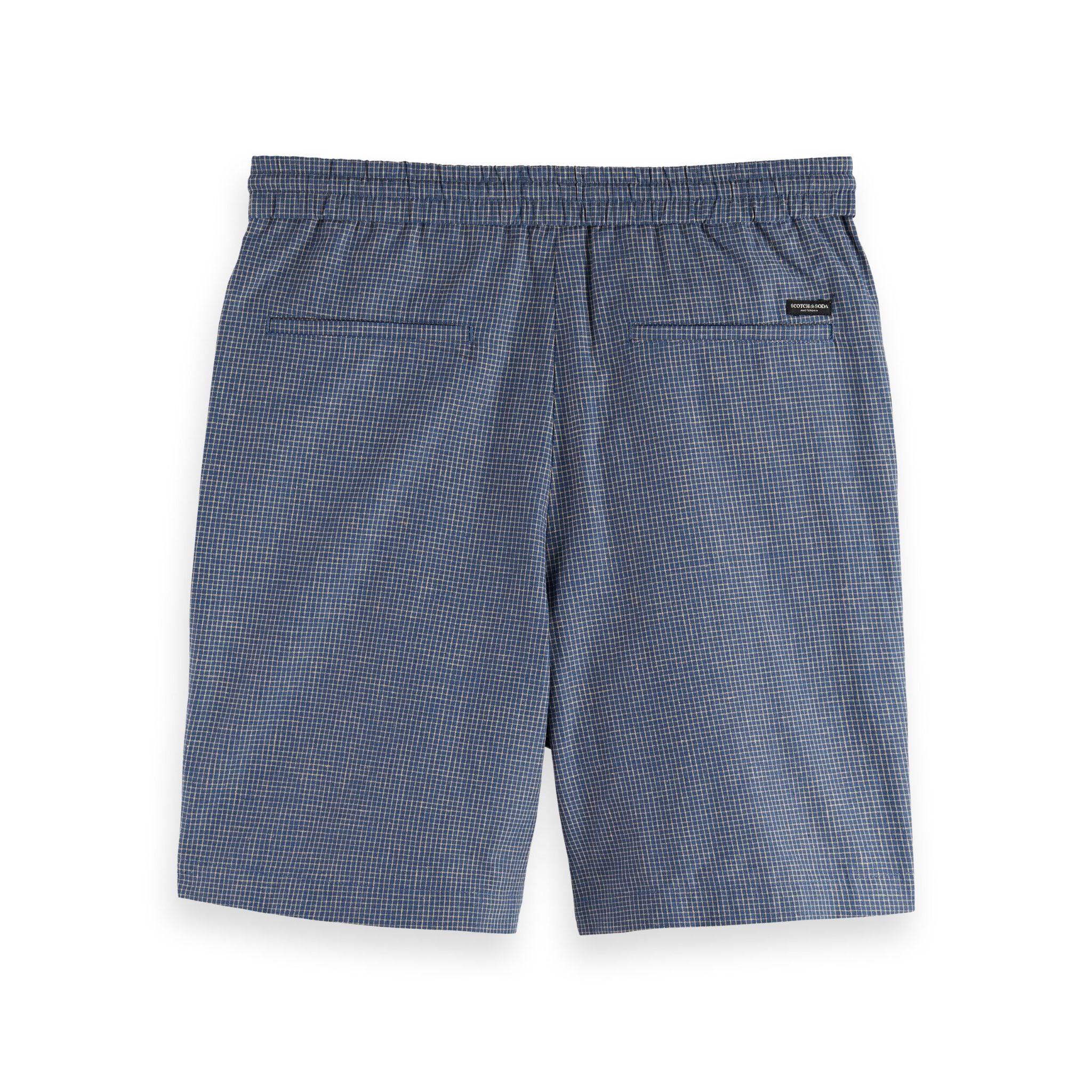 Blue Fave - Relaxed Fit Cotton-Linen Bermuda Short