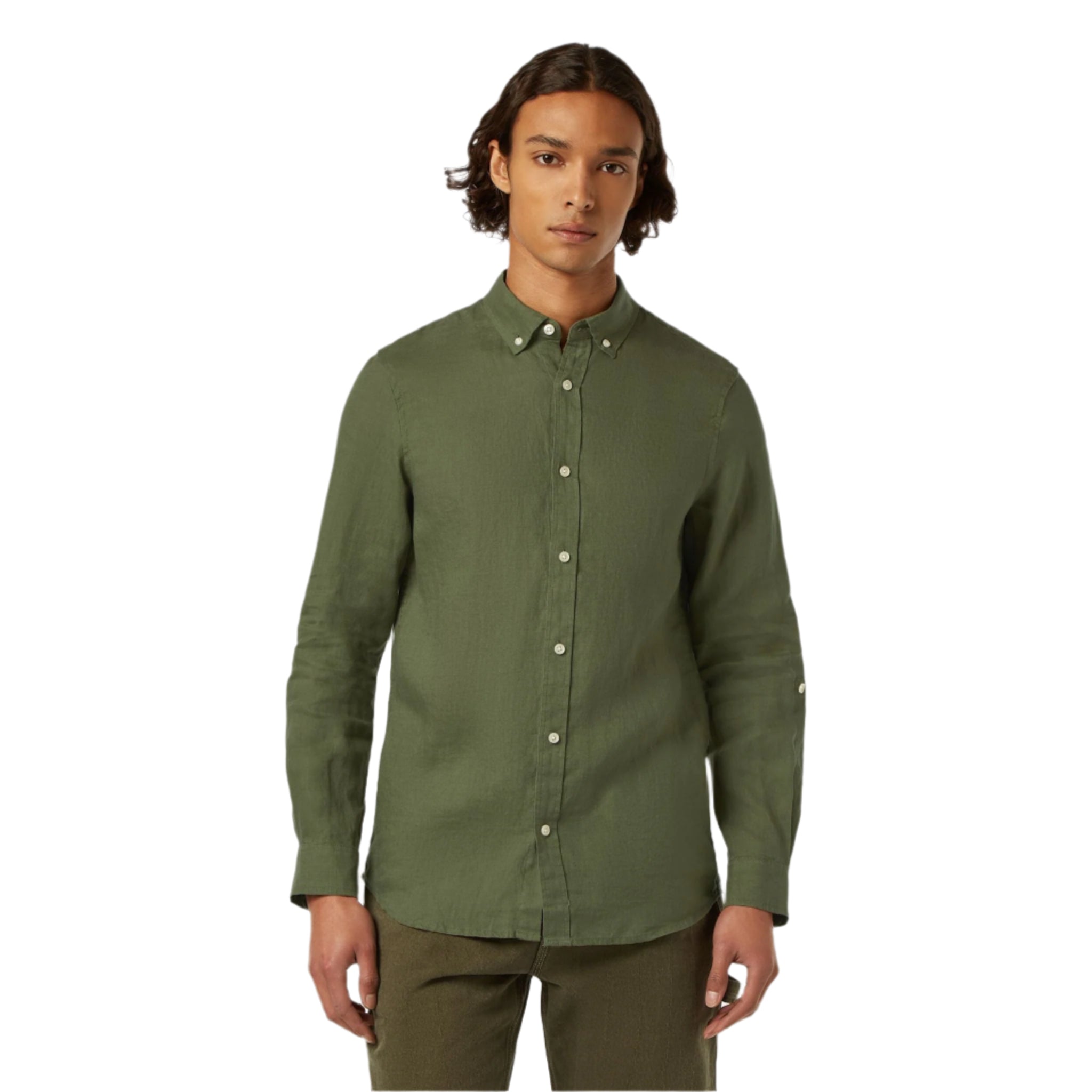 Army Regular Fit Linen Shirt