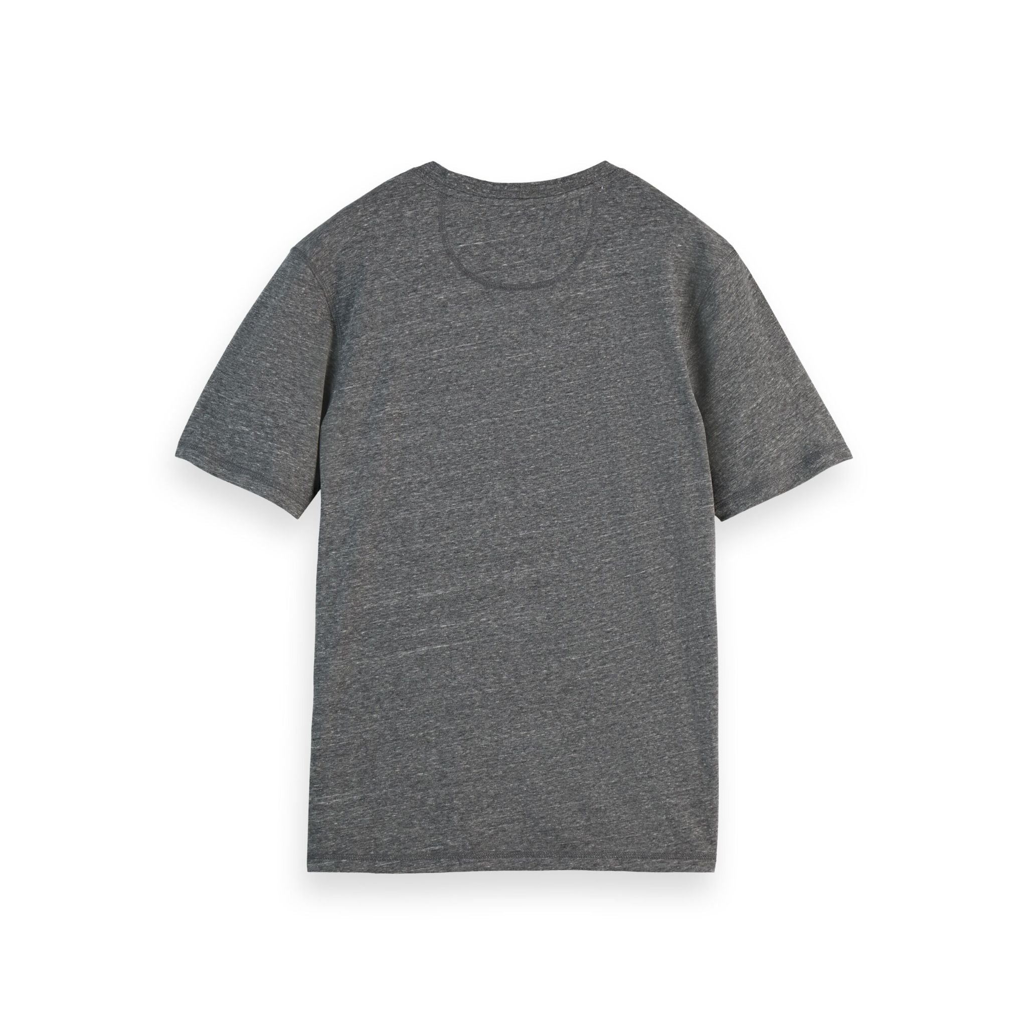 Black Regular Fit Melange T-Shirt