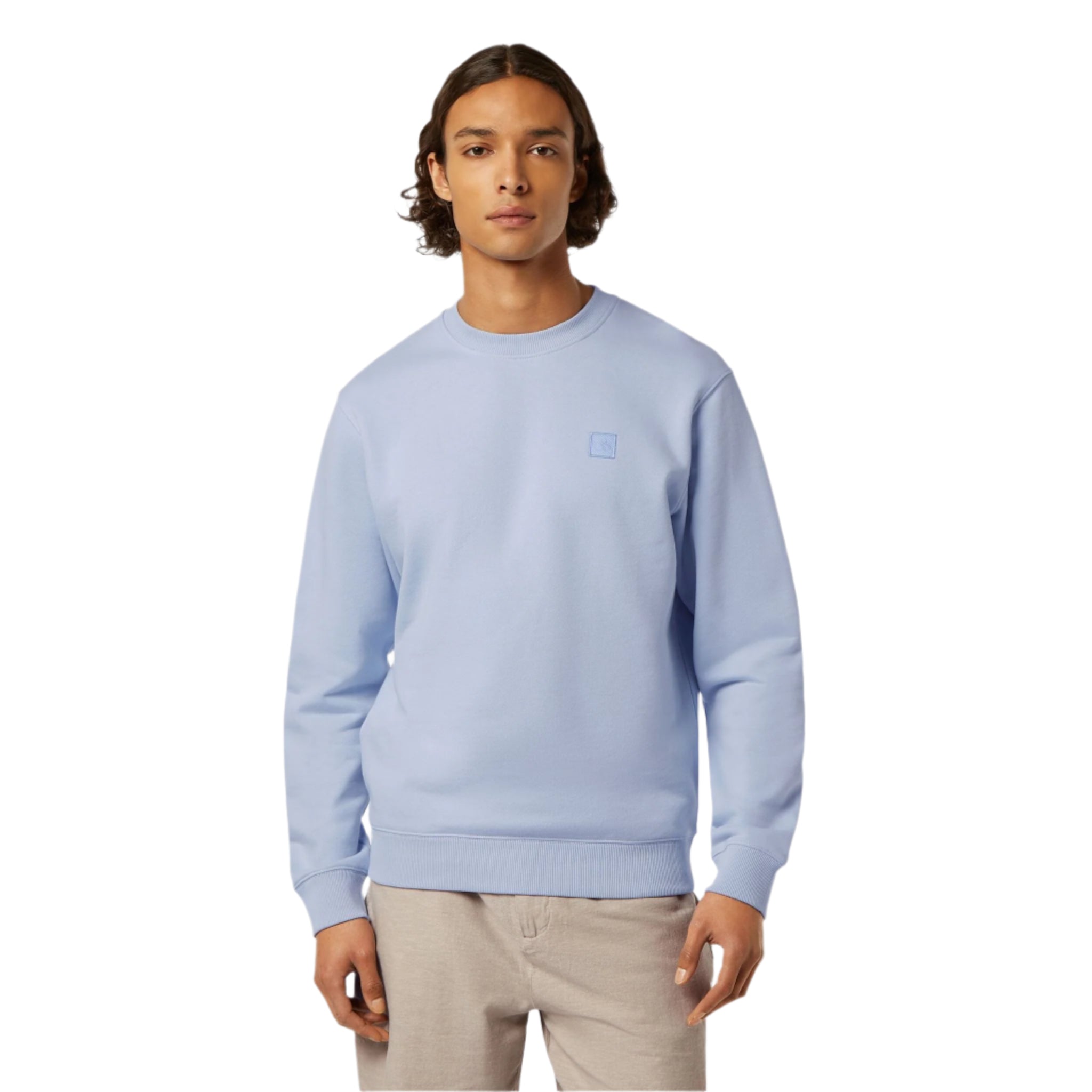Blue Regular Fit Logo Sweatshirt