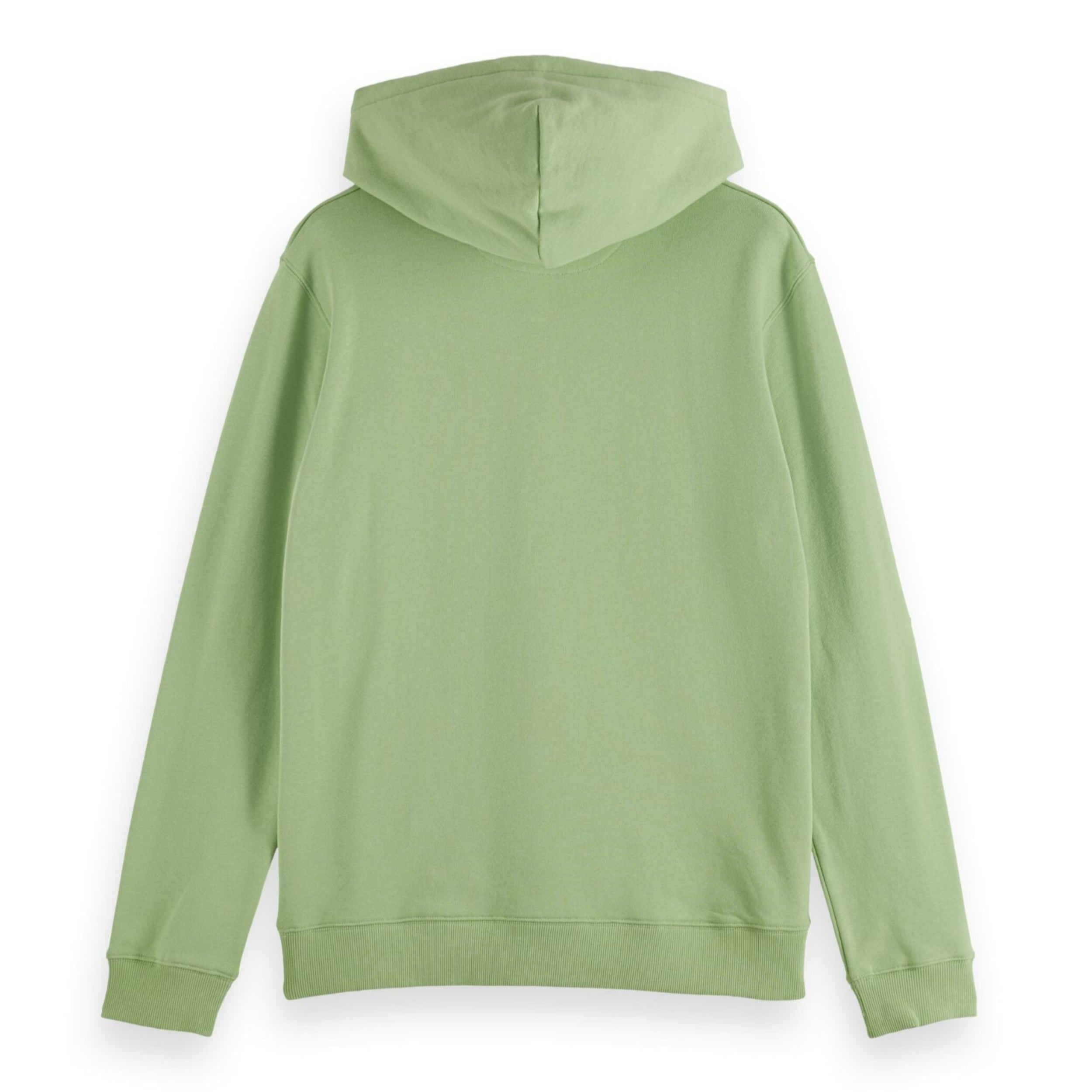 Green Regular Fit Logo Hoodie