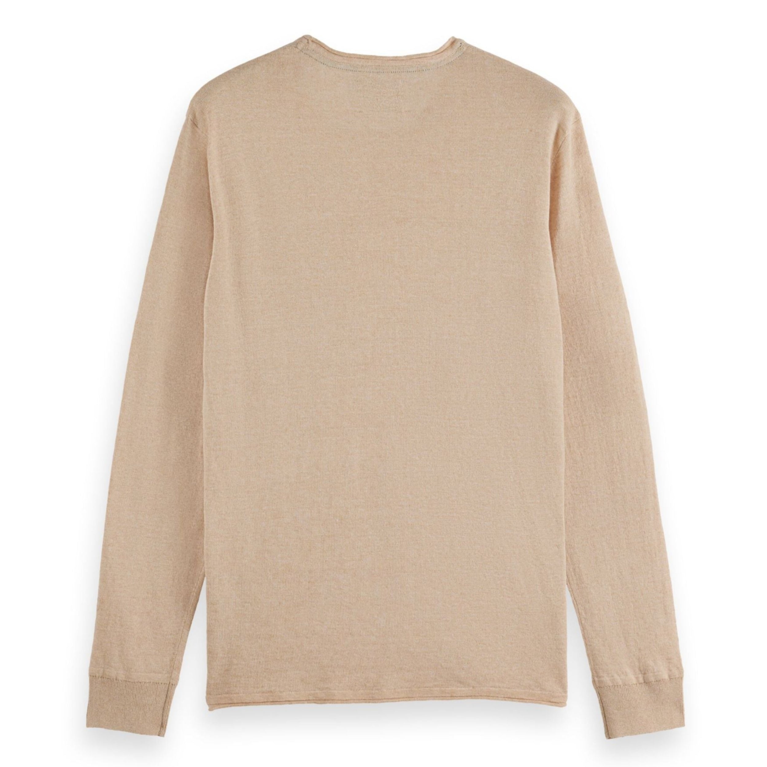 Beige Linen-Blend Sweaters