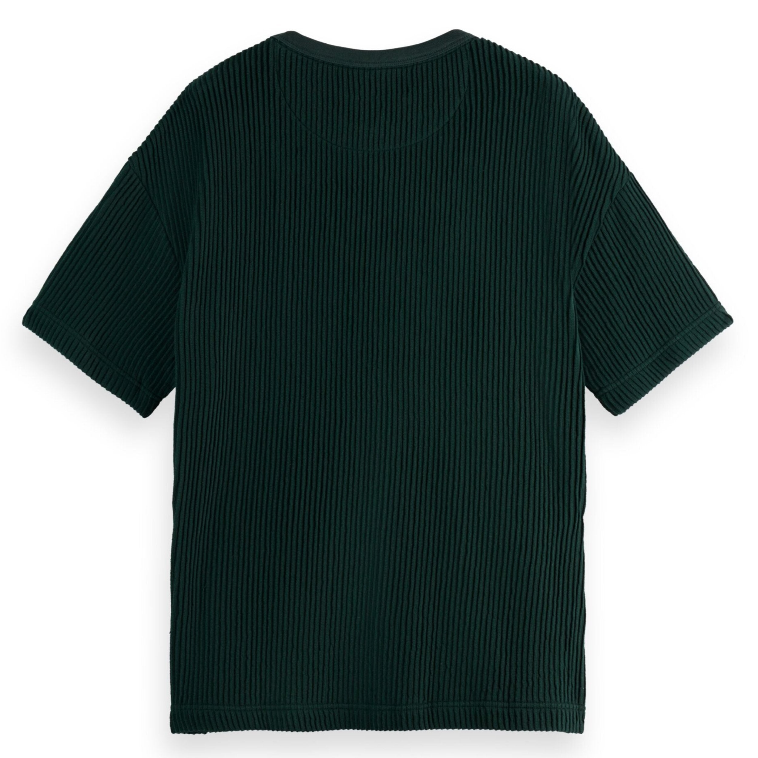 Amsterdam Green Structured Loose Fit T-Shirt