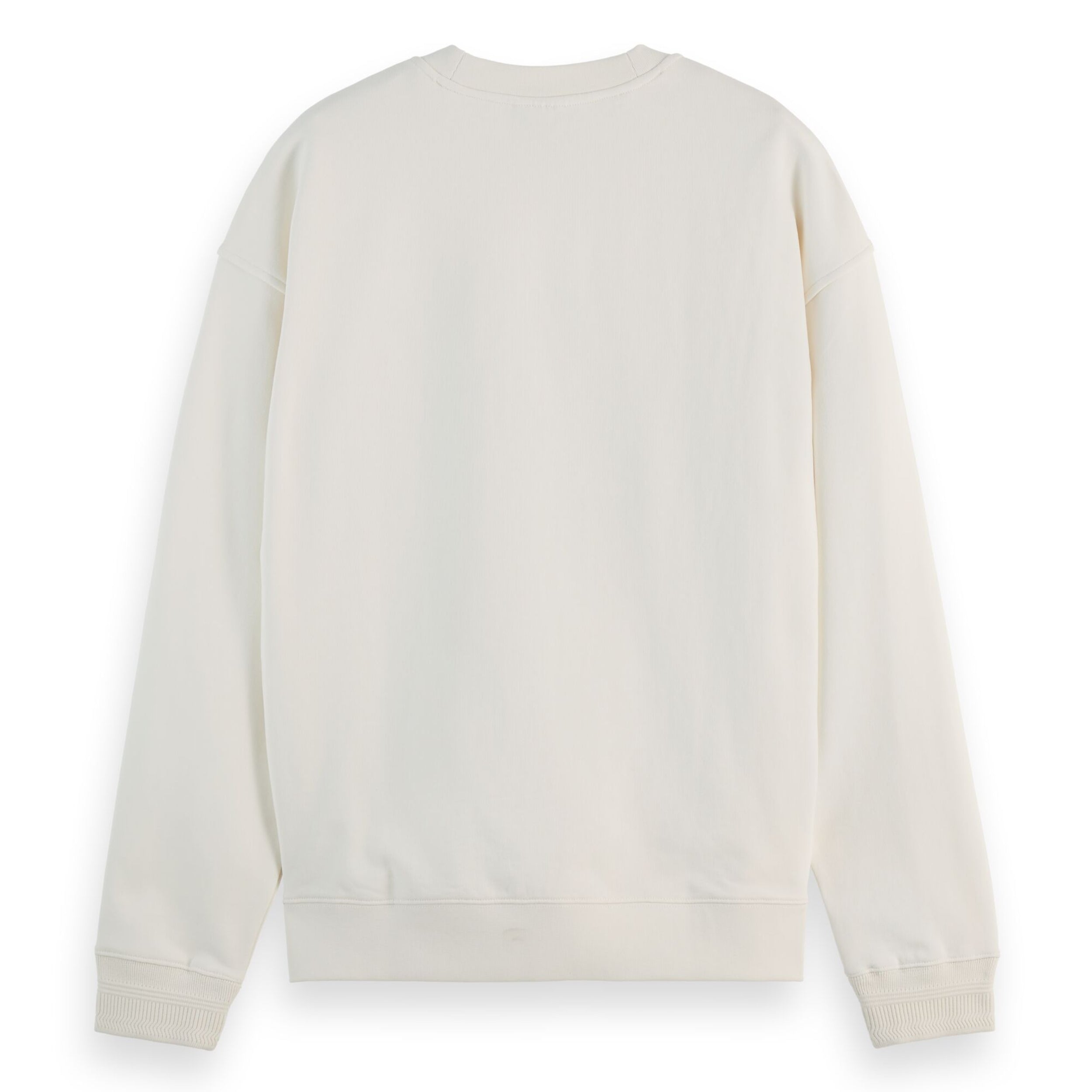 Swan Embroidered Chest Artwork Relaxed Fit Sweatshirt