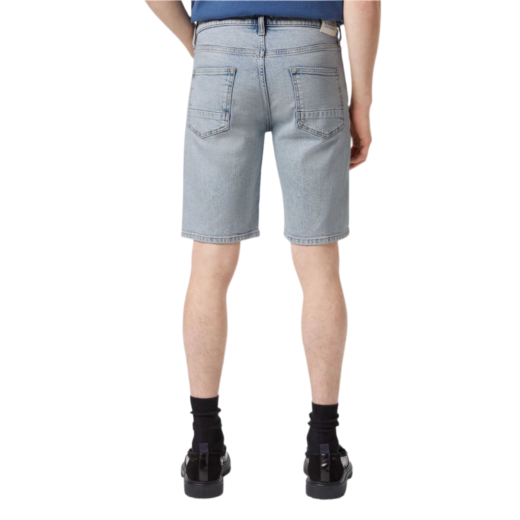 Blue Ralston Slim Fit Denim Short