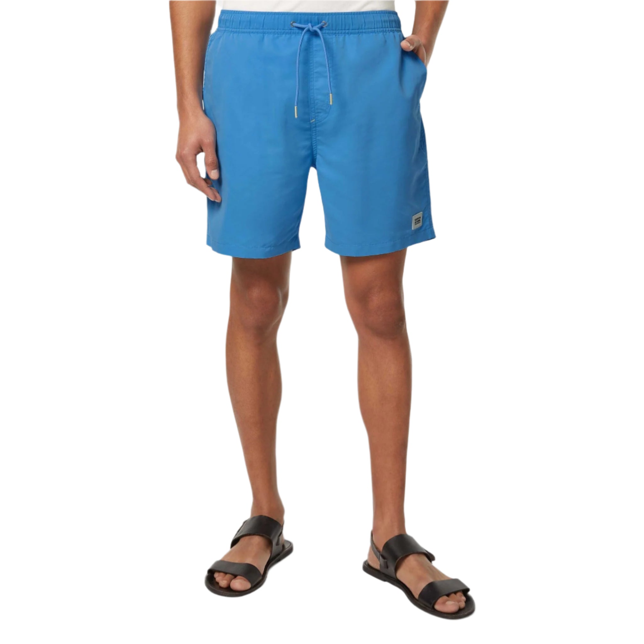 Blue Mid-Length Swimshort