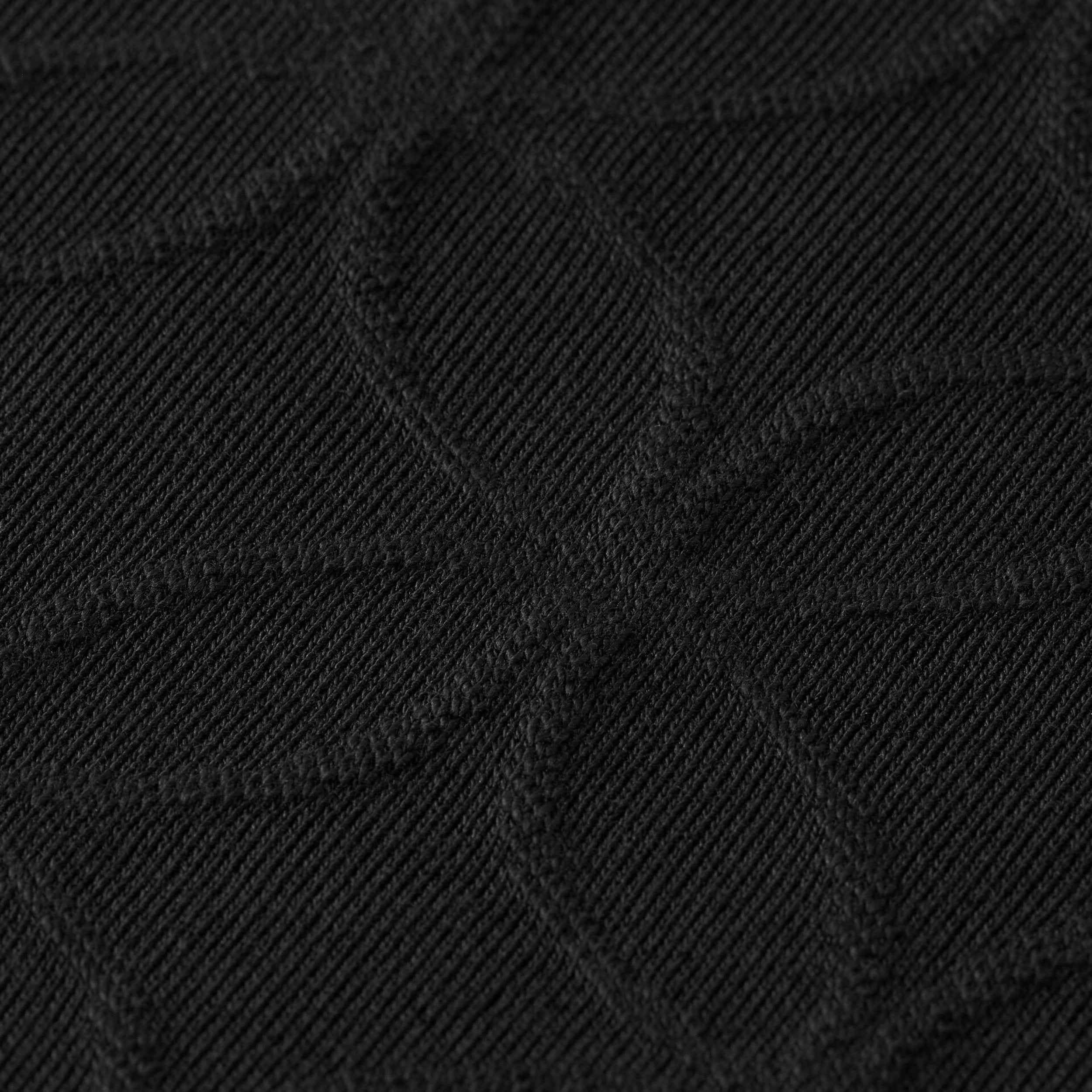 Black Jacquard Regular Fit Sweatshirt