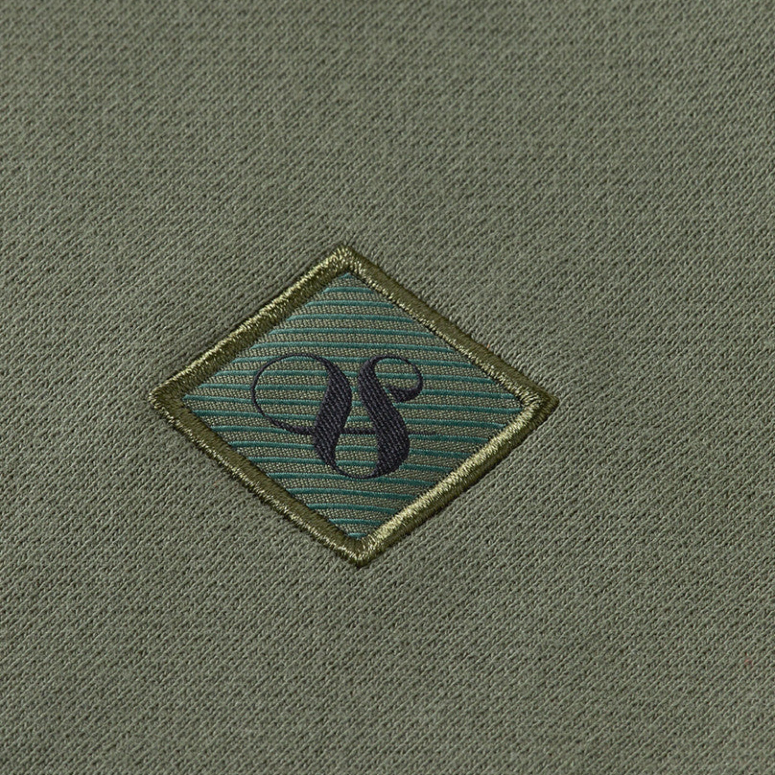 Full Zip Logo Hoodie - Dark Green