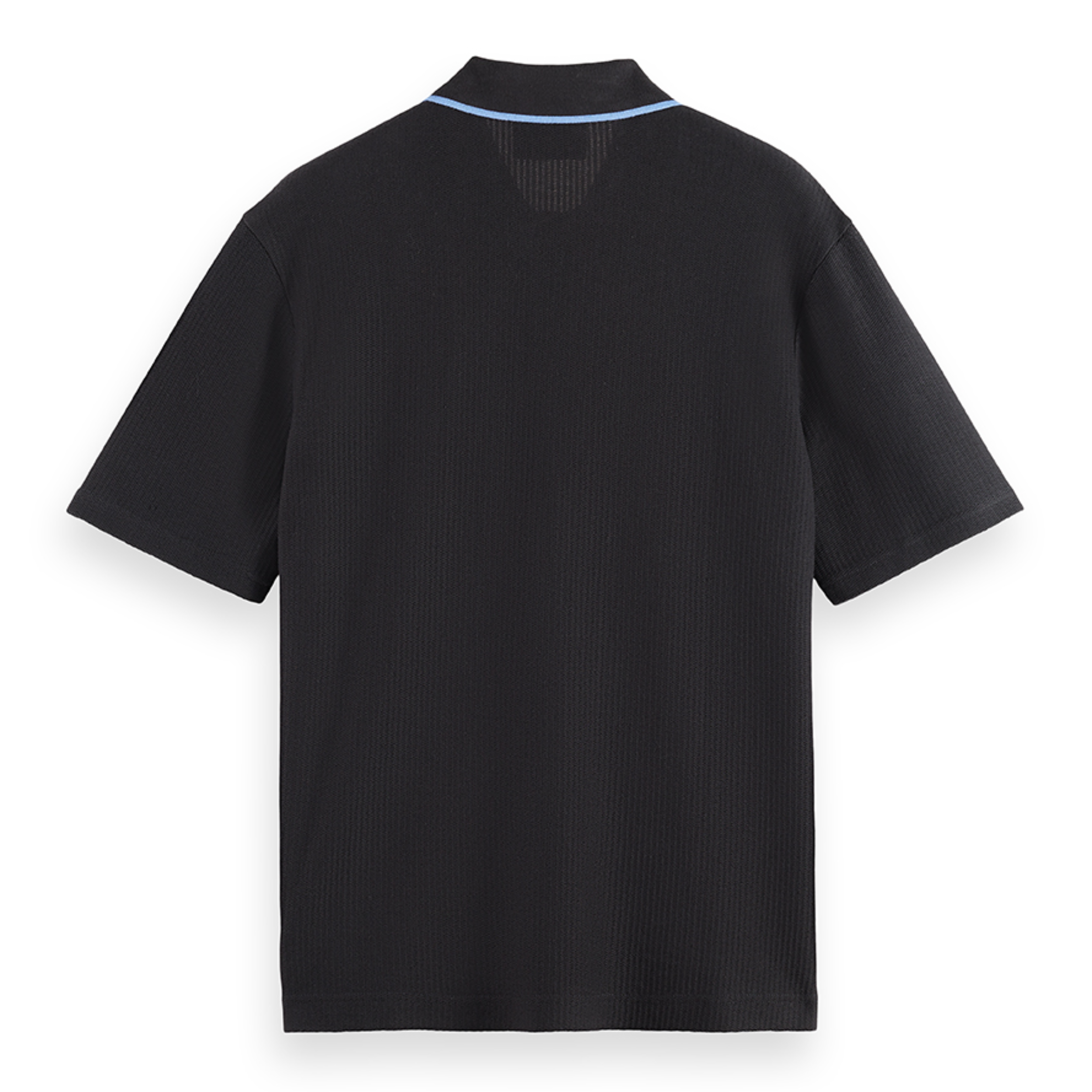 Structured Relaxed Fit Polo - Meteorite