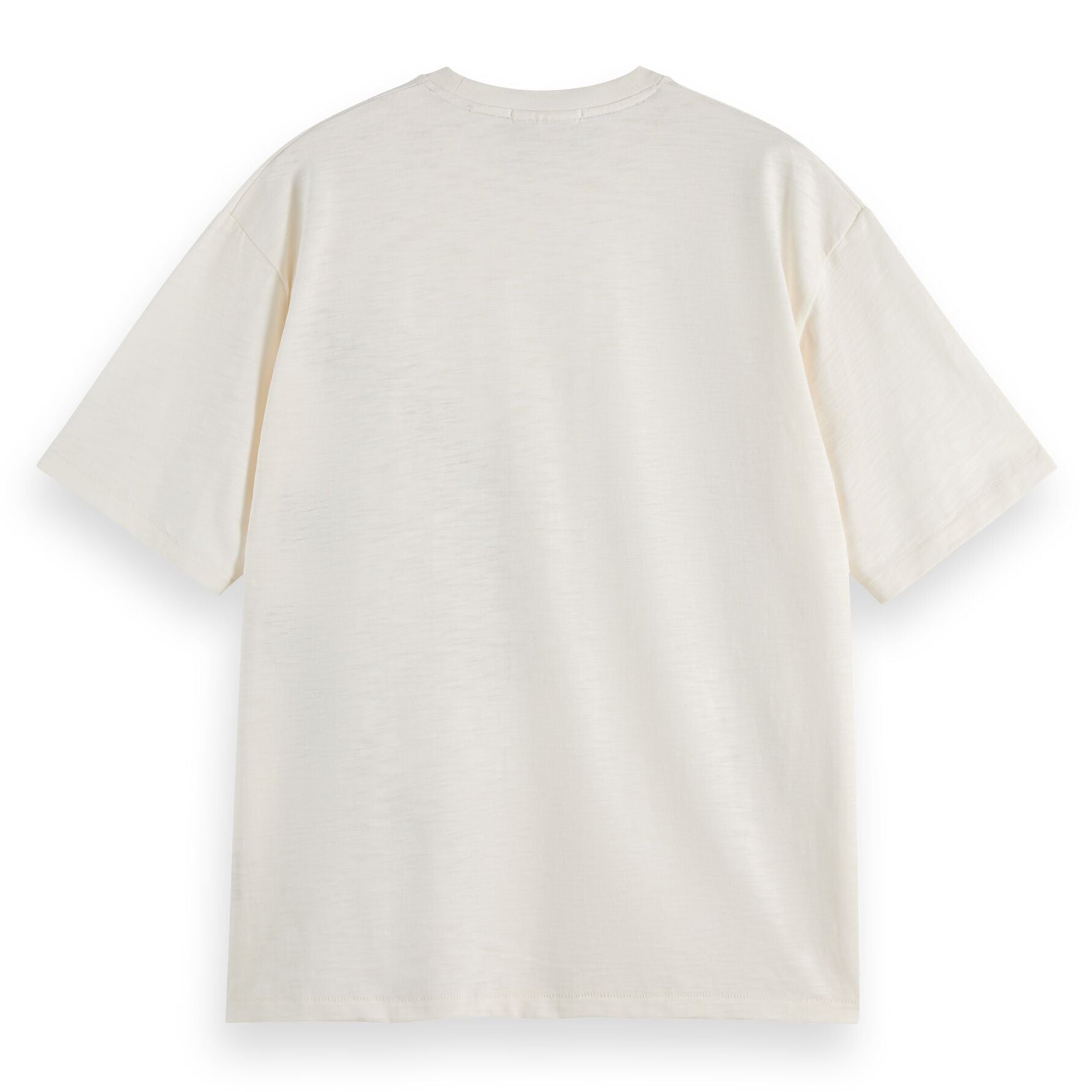 Loose Fit Applique T-Shirt - Eggnog