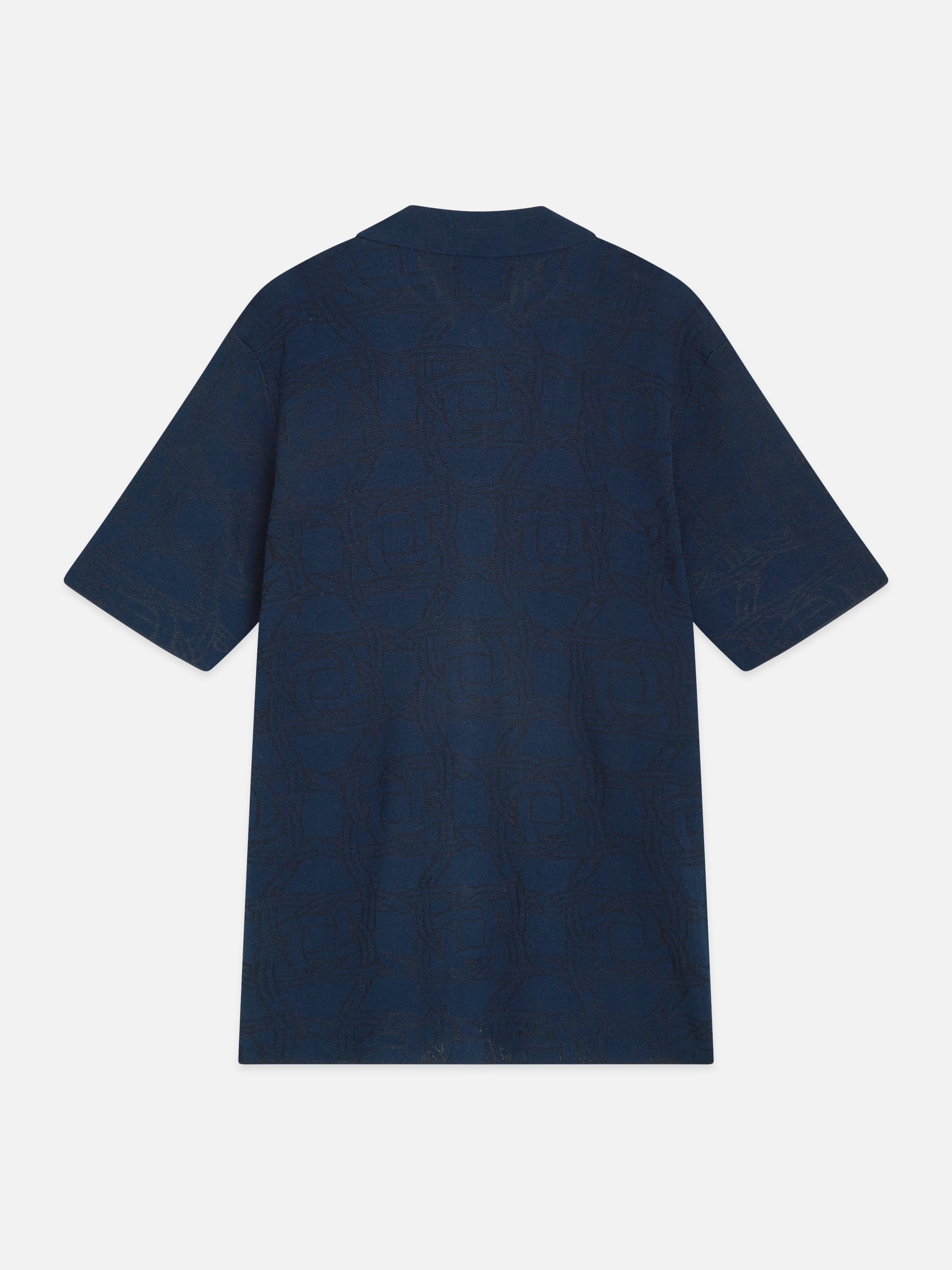 Toneontone Knitted Short Sleeve Shirt - Horseshoes Infinity