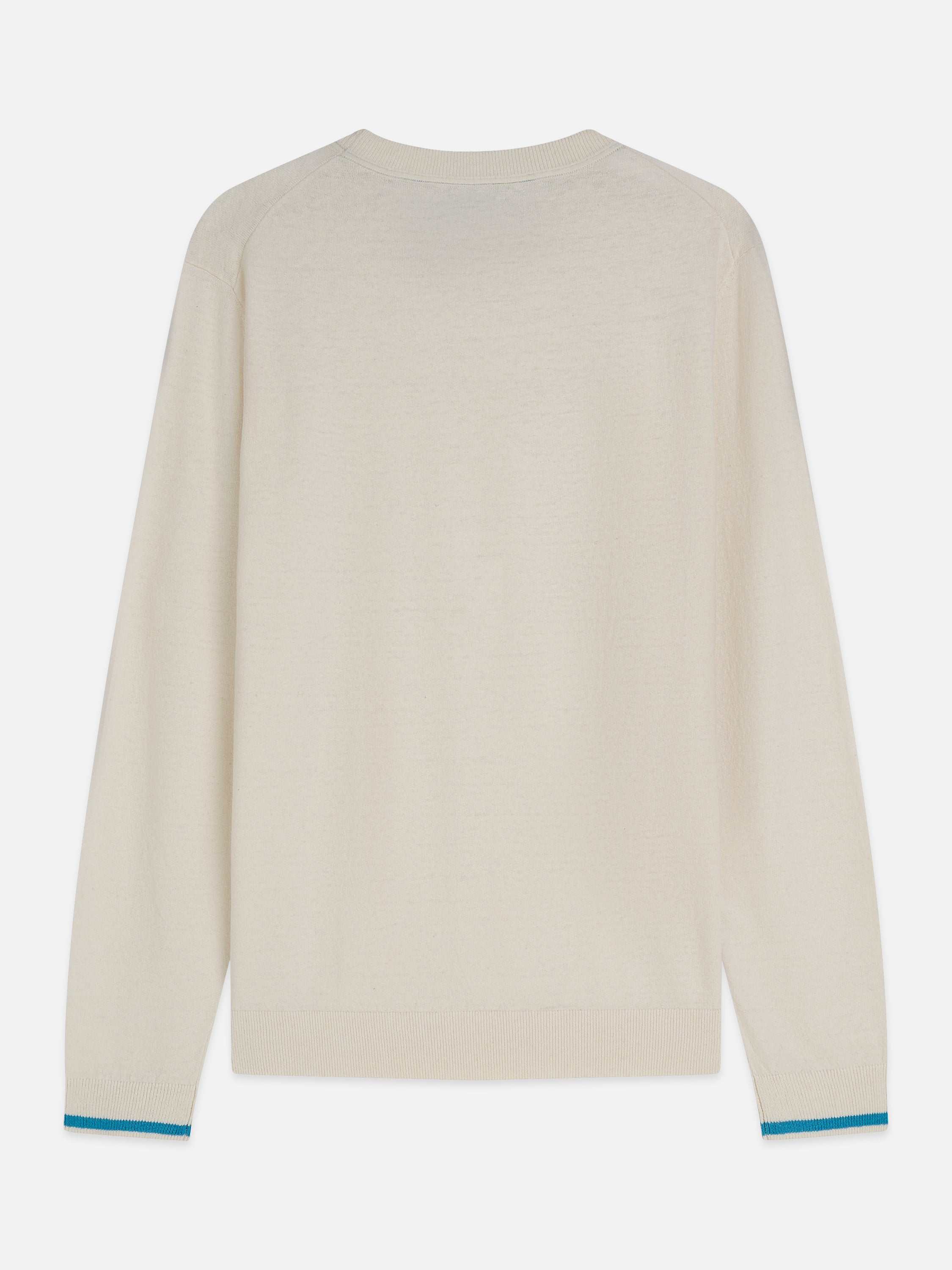 Linenblend Regular Fit Pullover - Eggnog