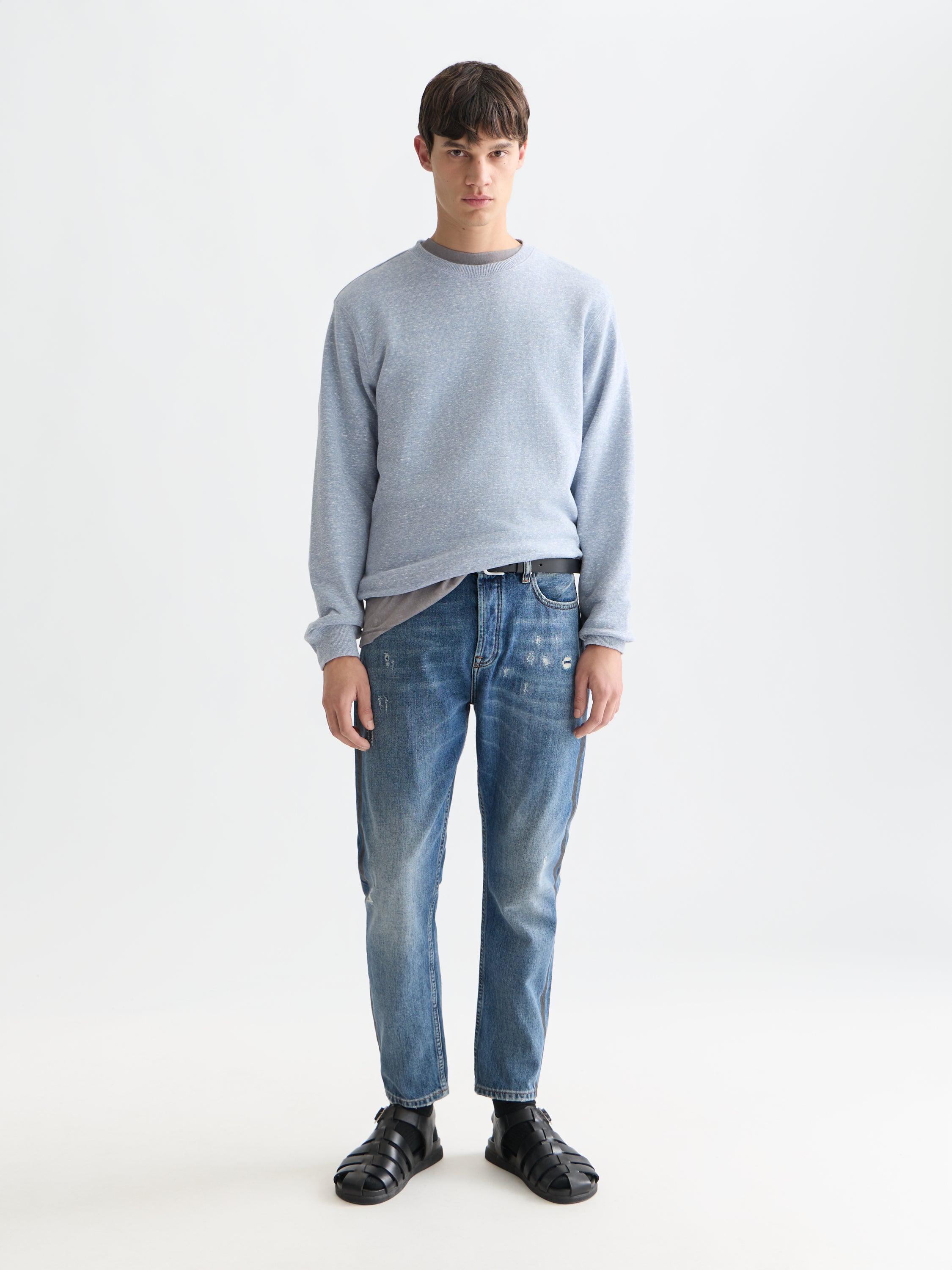 Melange Regular Fit Sweatshirt - Infinity