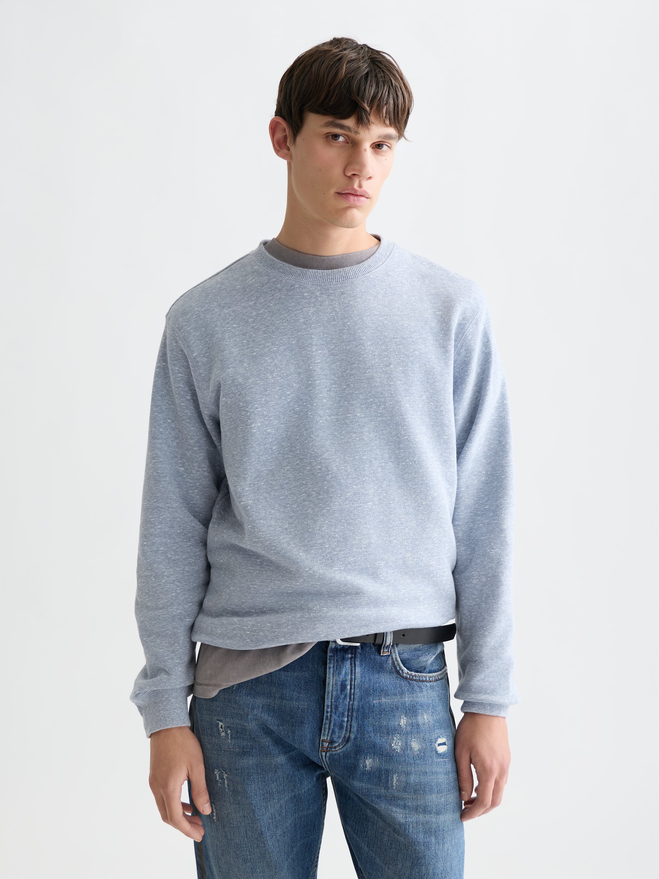 Melange Regular Fit Sweatshirt - Infinity