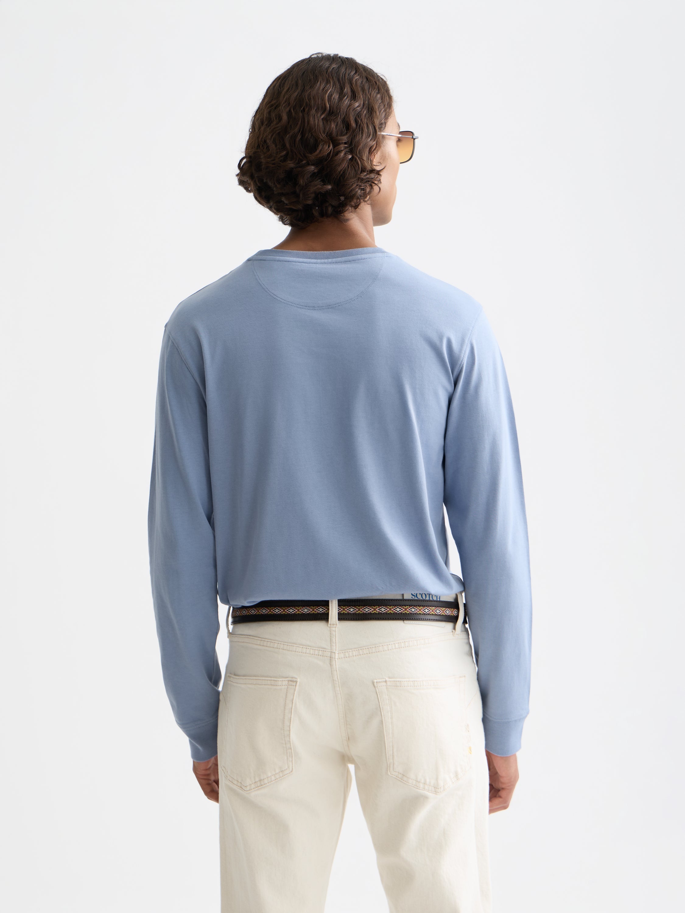 Chest Logo Regularfit Longsleeved T-Shirt - Infinity