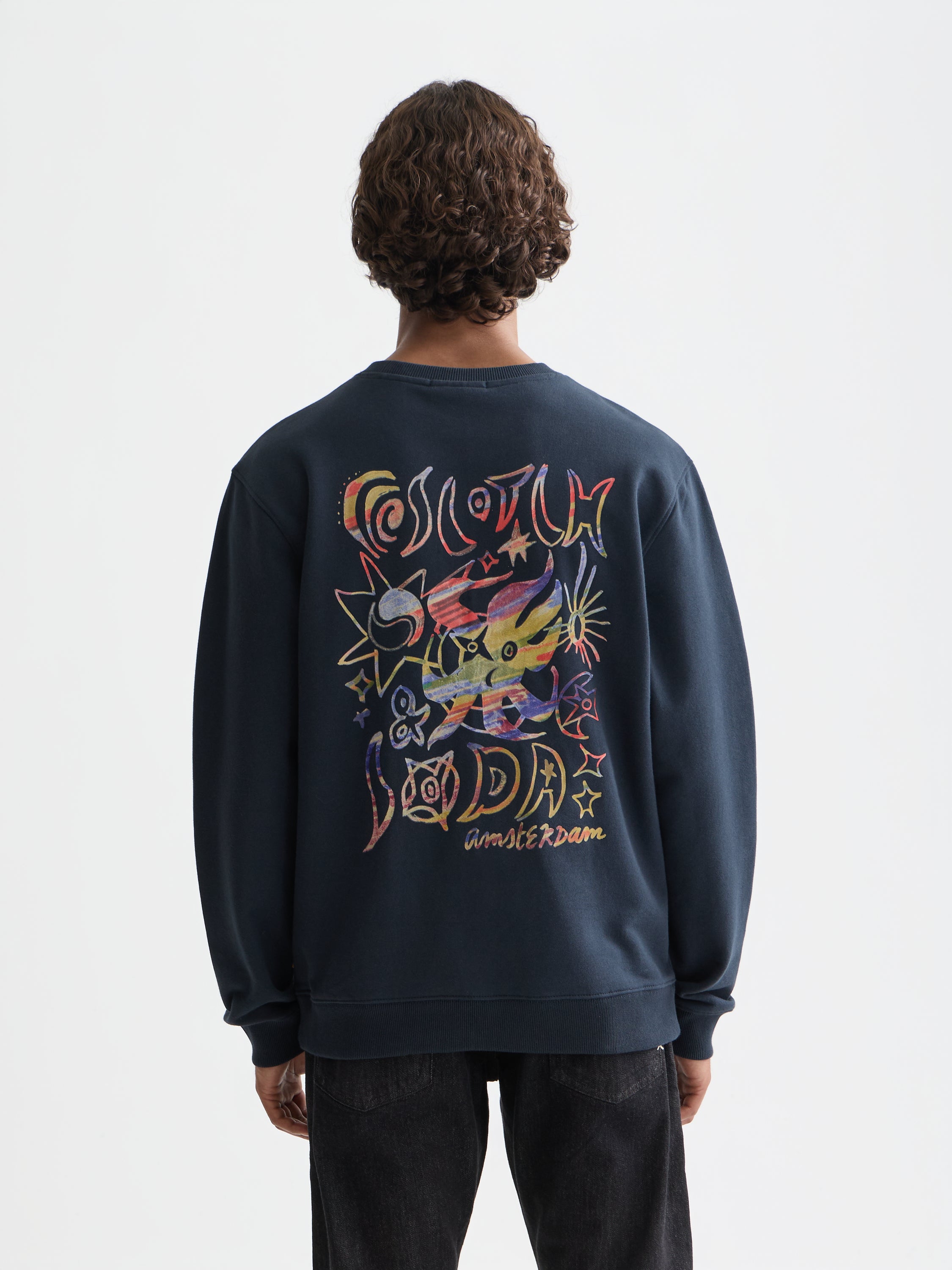 Front And Back Artwork Sweatshirt - Carbon