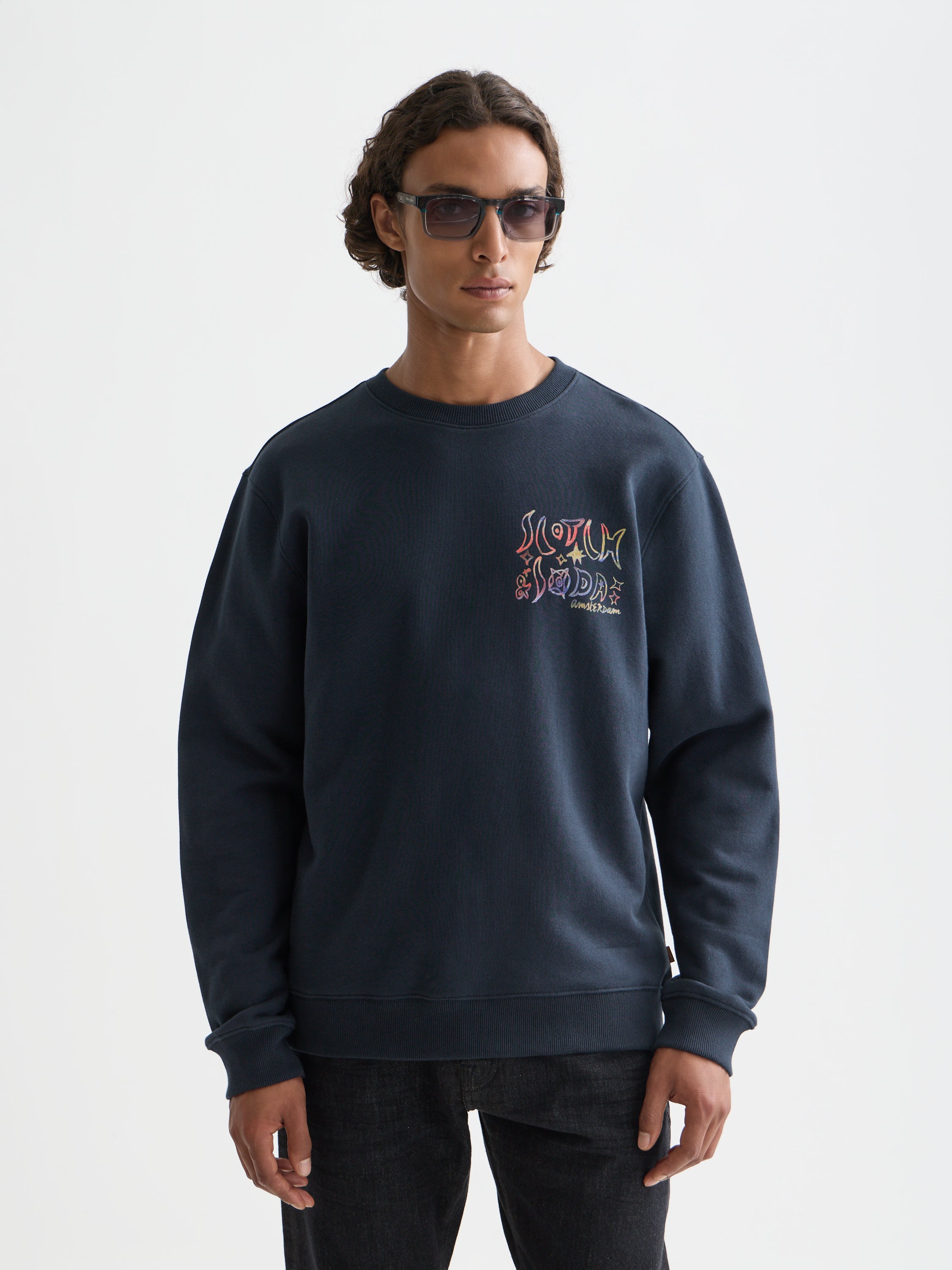 Front And Back Artwork Sweatshirt - Carbon