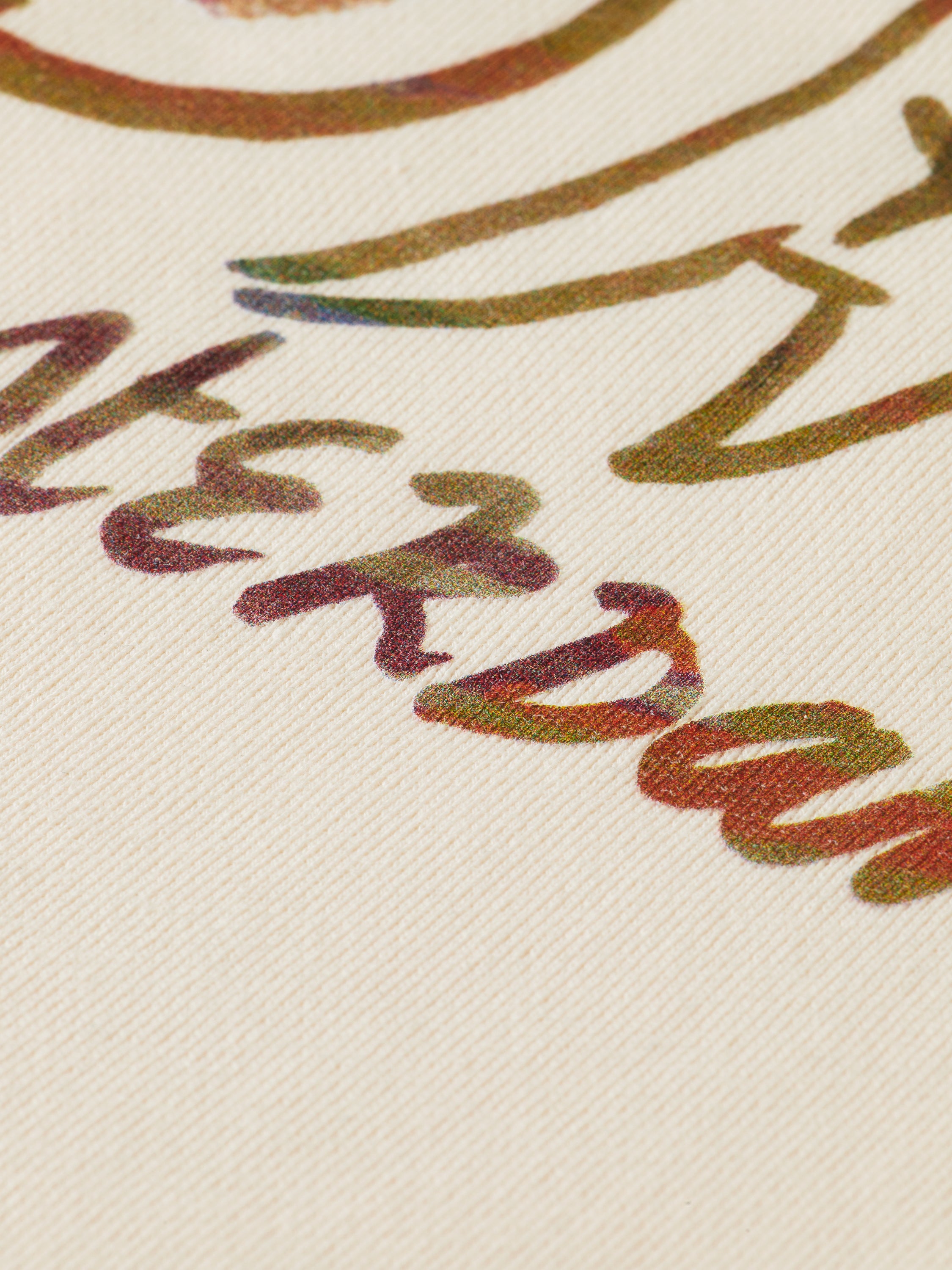 Front And Back Artwork Regularfit Sweatshirt - Eggnog